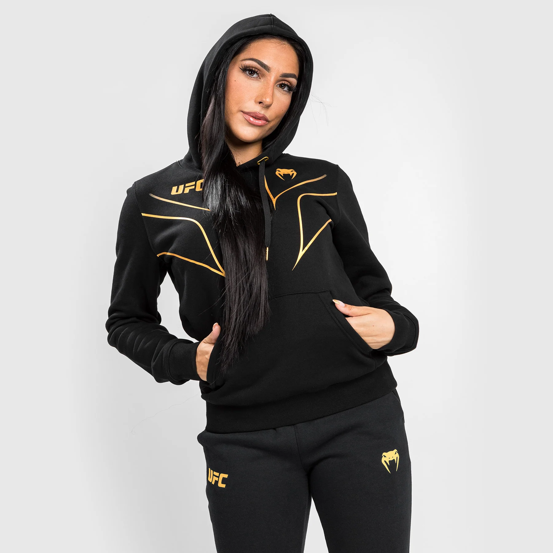 UFC Venum Fight Night 2.0 Replica Women's Hoodie - Champion - Image 3