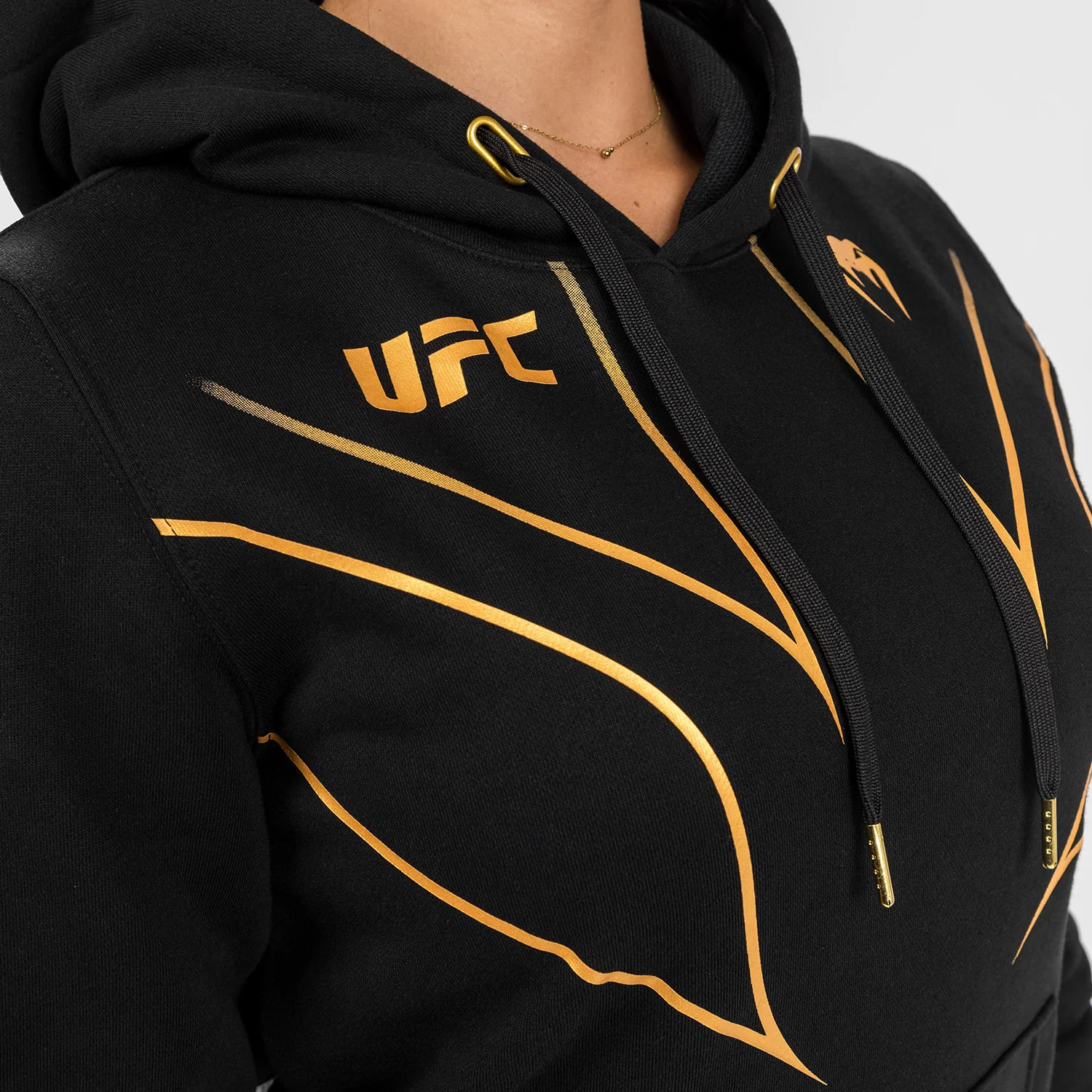 UFC Venum Fight Night 2.0 Replica Women's Hoodie - Champion - Image 5