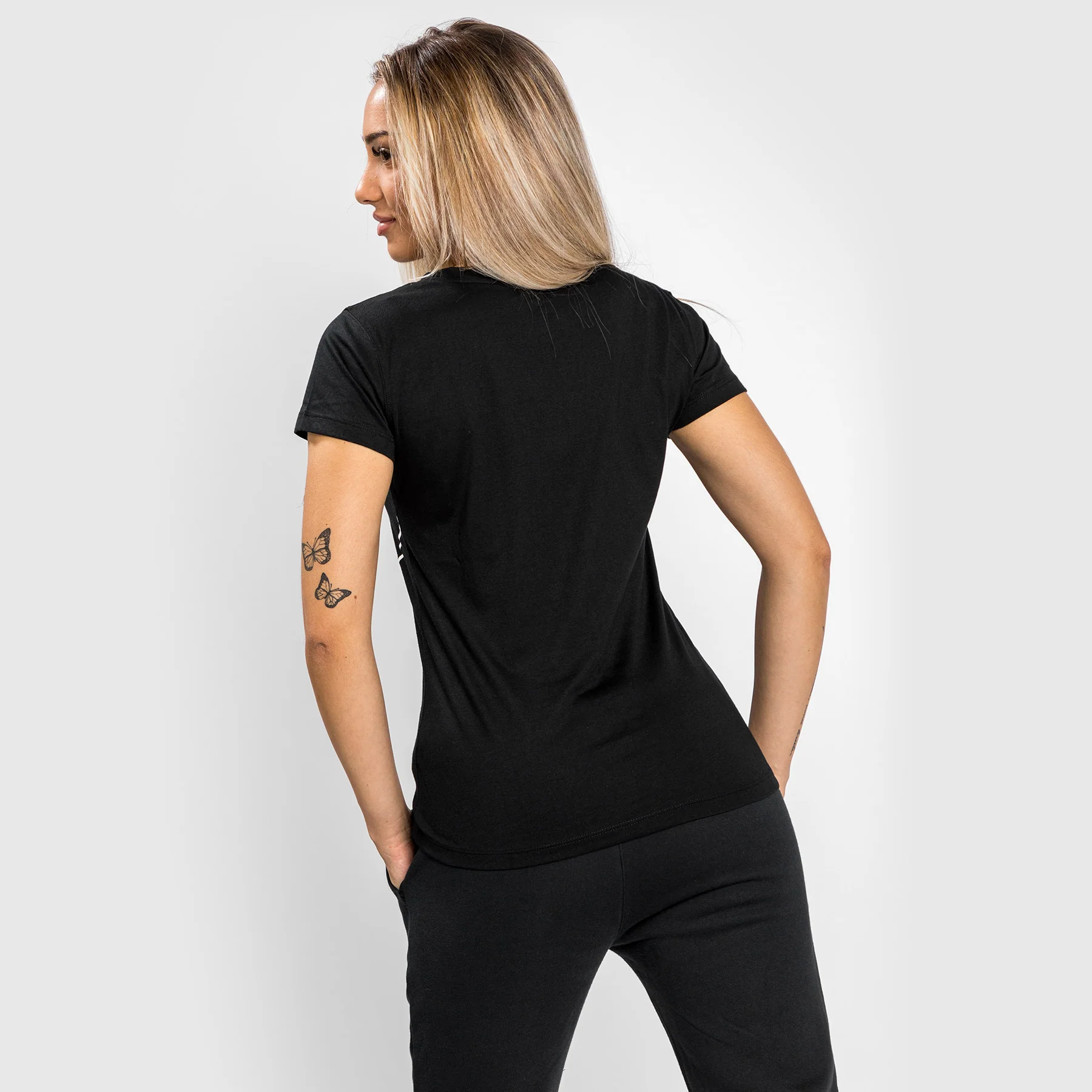 UFC Venum Fight Night 2.0 Replica Women's T-shirt - Black - Image 2