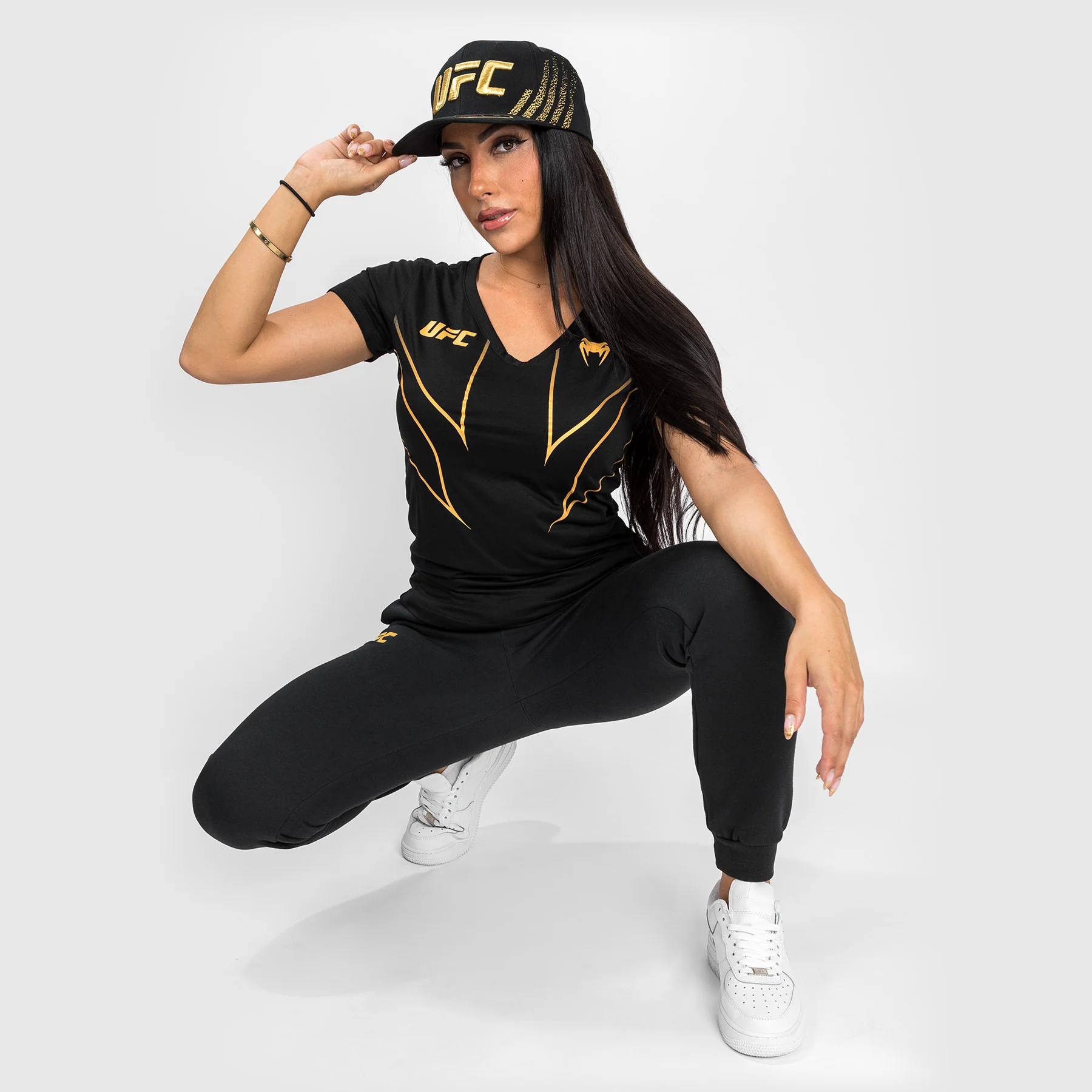 UFC Venum Fight Night 2.0 Replica Women's T-shirt - Champion - Image 3