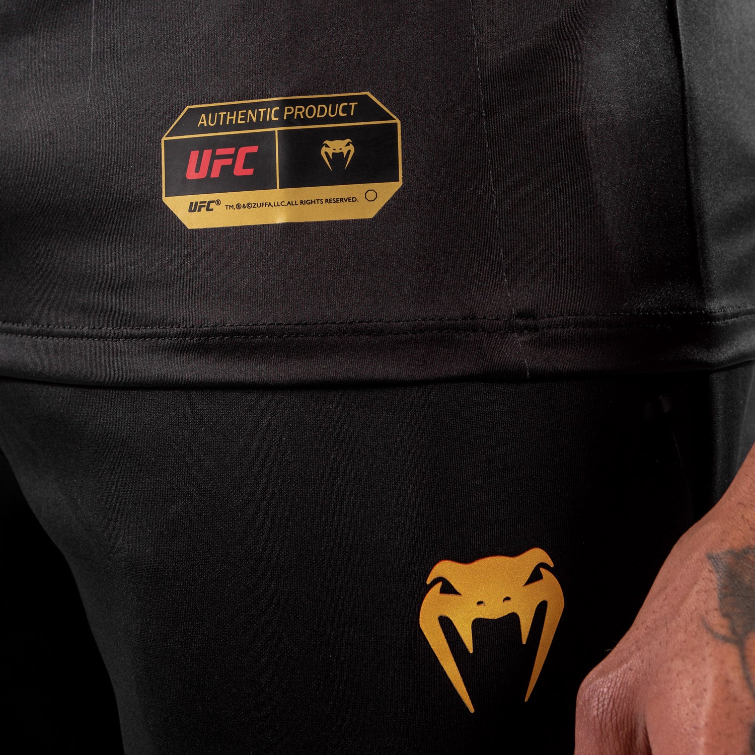 UFC Venum Personalized Authentic Fight Night Men's Walkout Jersey - Champion - Image 6