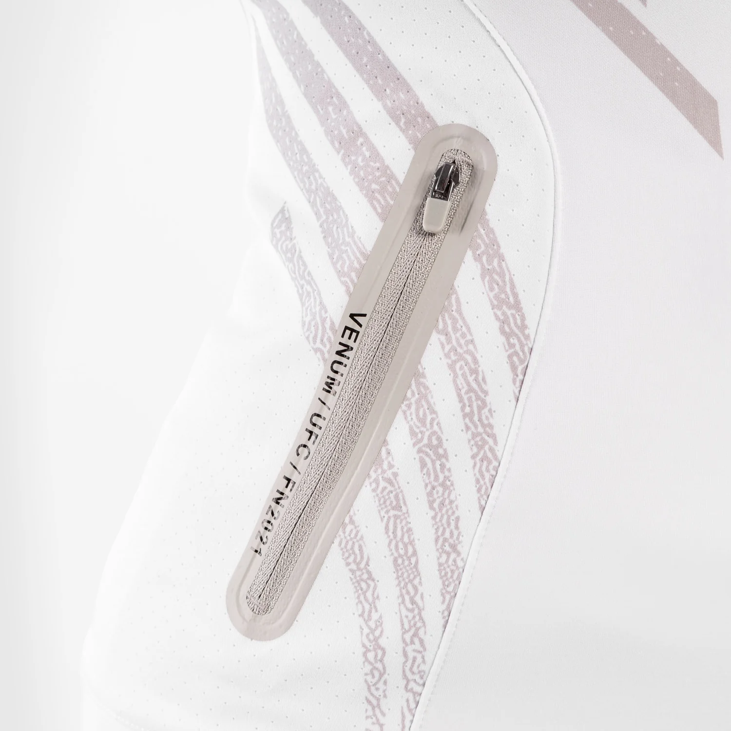 UFC Venum Personalized Authentic Fight Night Women's Walkout Hoodie - White - Image 9