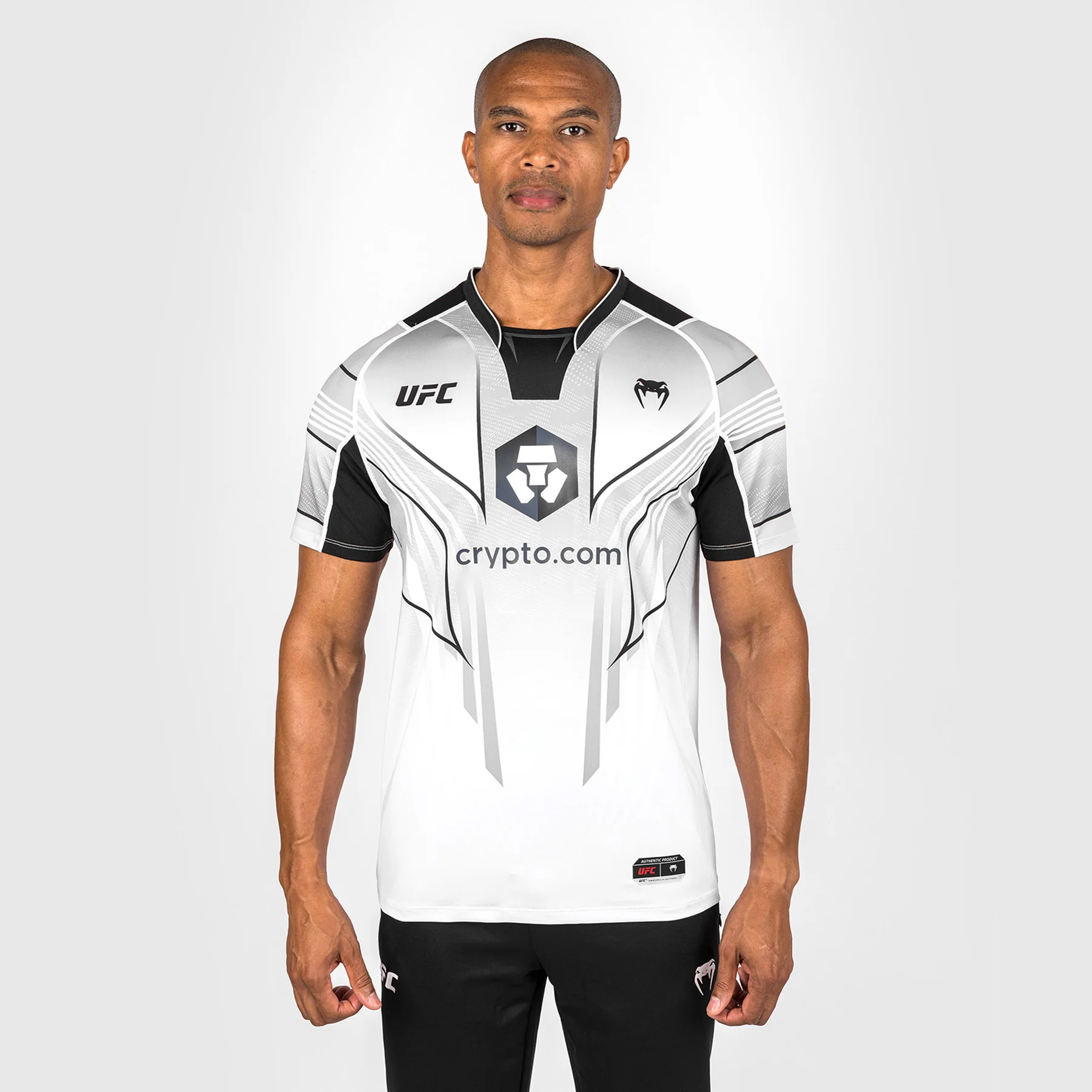 UFC Venum Personalized Authentic Fight Night 2.0 Kit by Venum Men's Walkout Jersey - White - Image 2