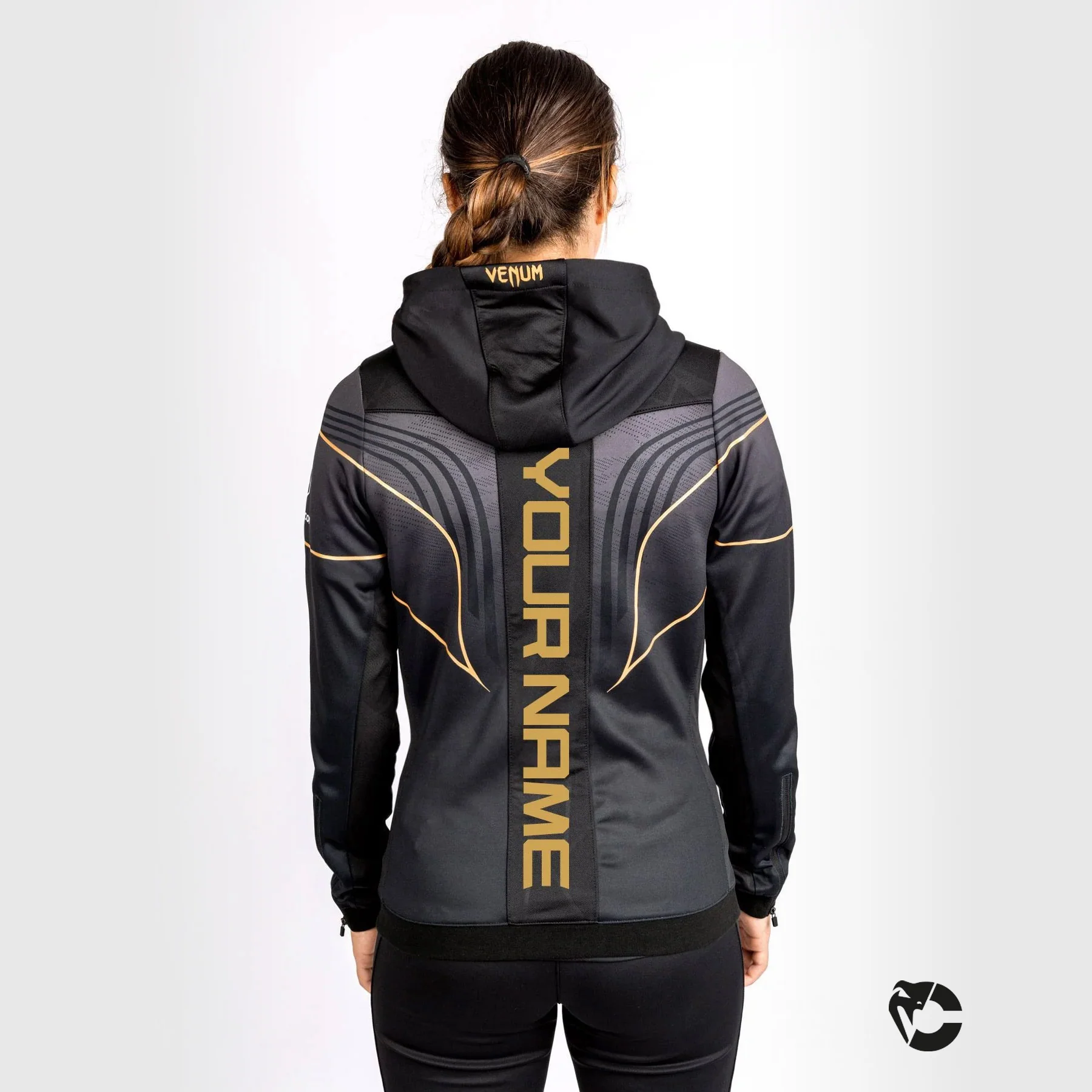 UFC Venum Personalized Authentic Fight Night 2.0 Kit by Venum Women's Walkout Hoodie - Champion