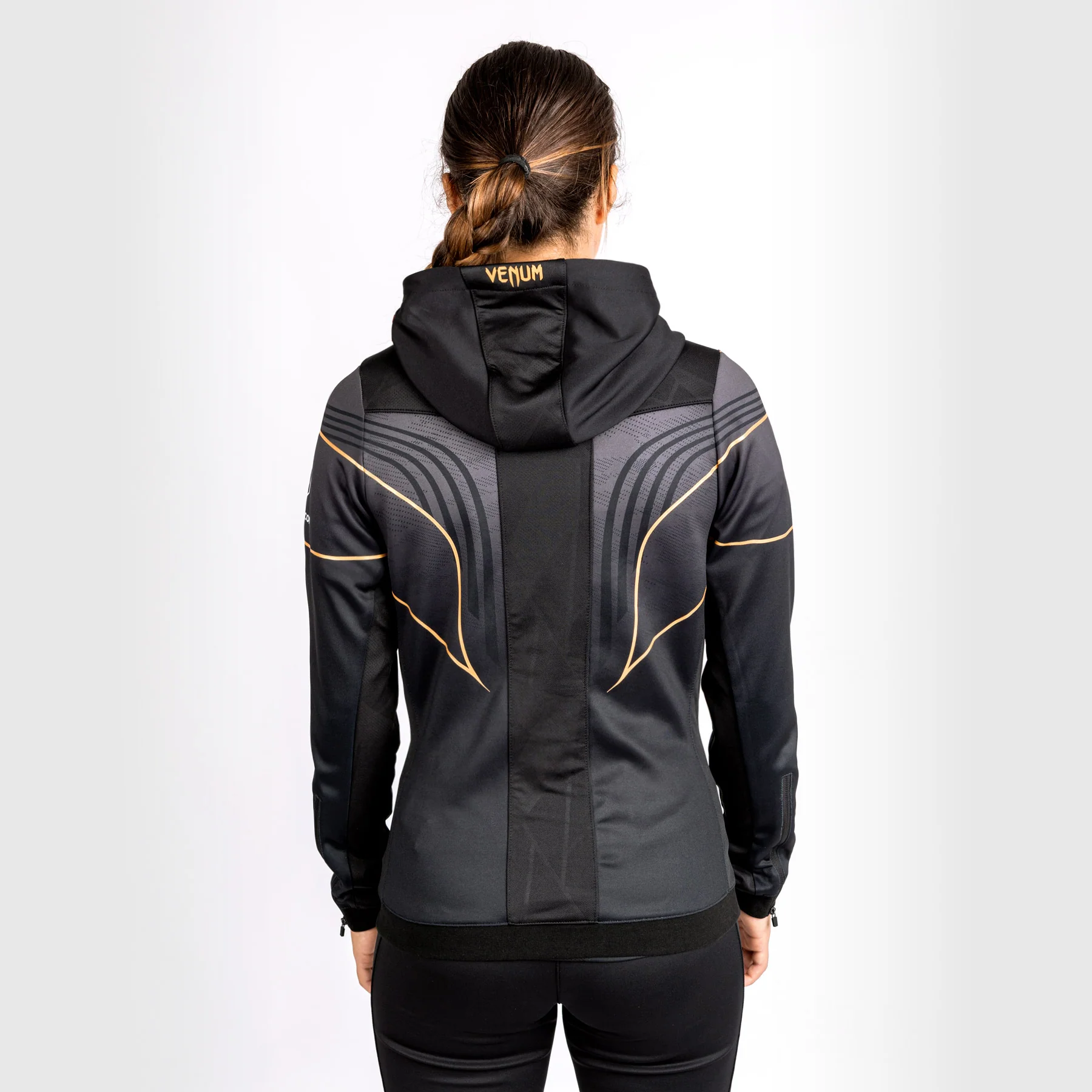 UFC Venum Personalized Authentic Fight Night 2.0 Kit by Venum Women's Walkout Hoodie - Champion - Image 2