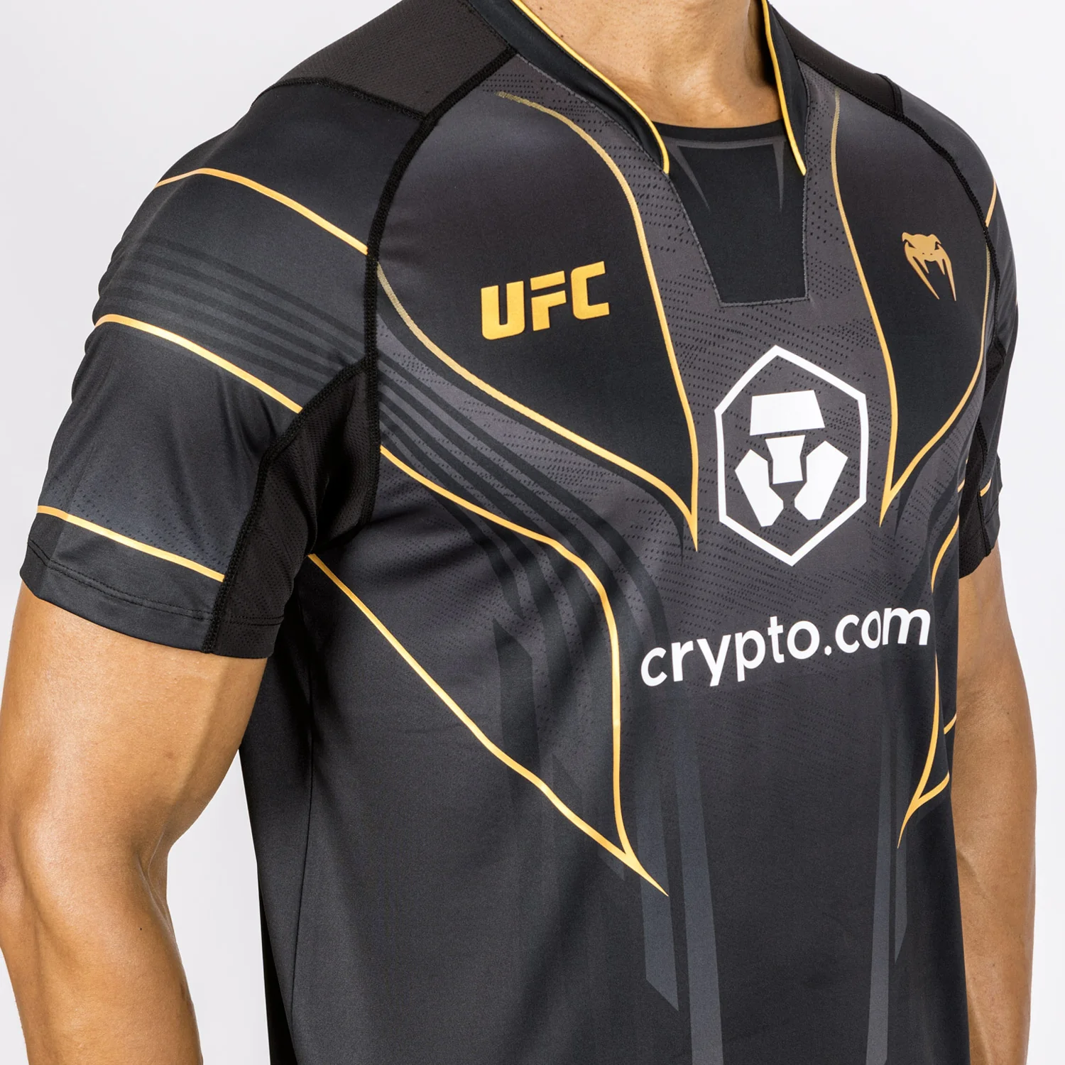 UFC Venum Personalized Authentic Fight Night 2.0 Kit by Venum Men's Walkout Jersey - Champion - Image 4