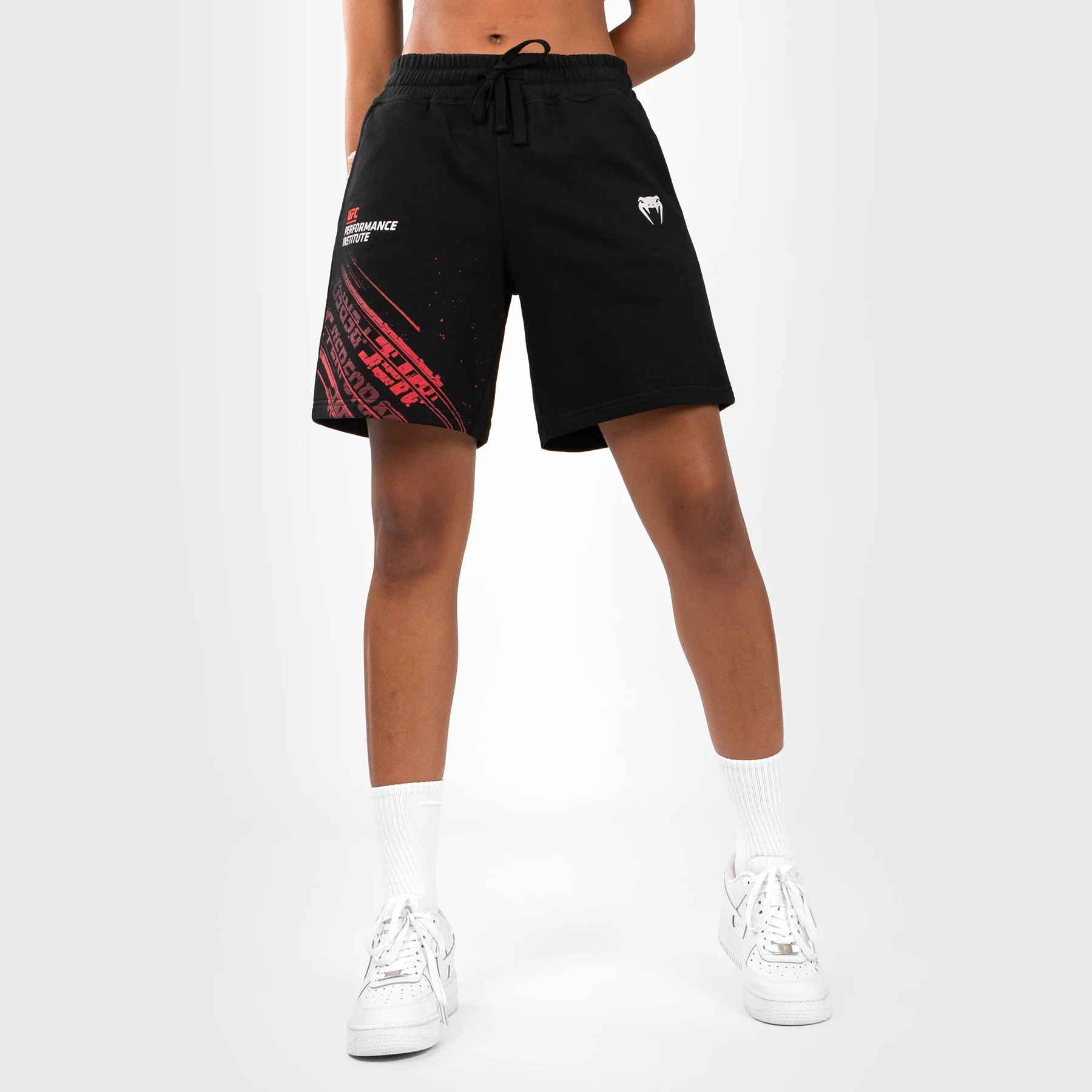 UFC Venum performance institute 2.0 Coton Short - Black/Red - Image 8