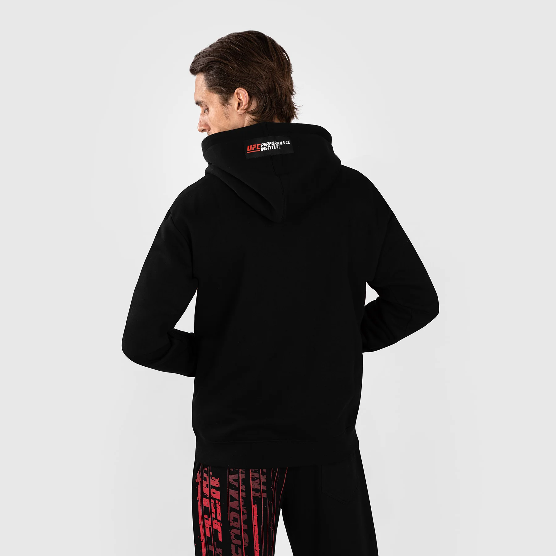 UFC Venum Performance Institute 2.0 Men’s Hoodie - Black/Red - Image 2