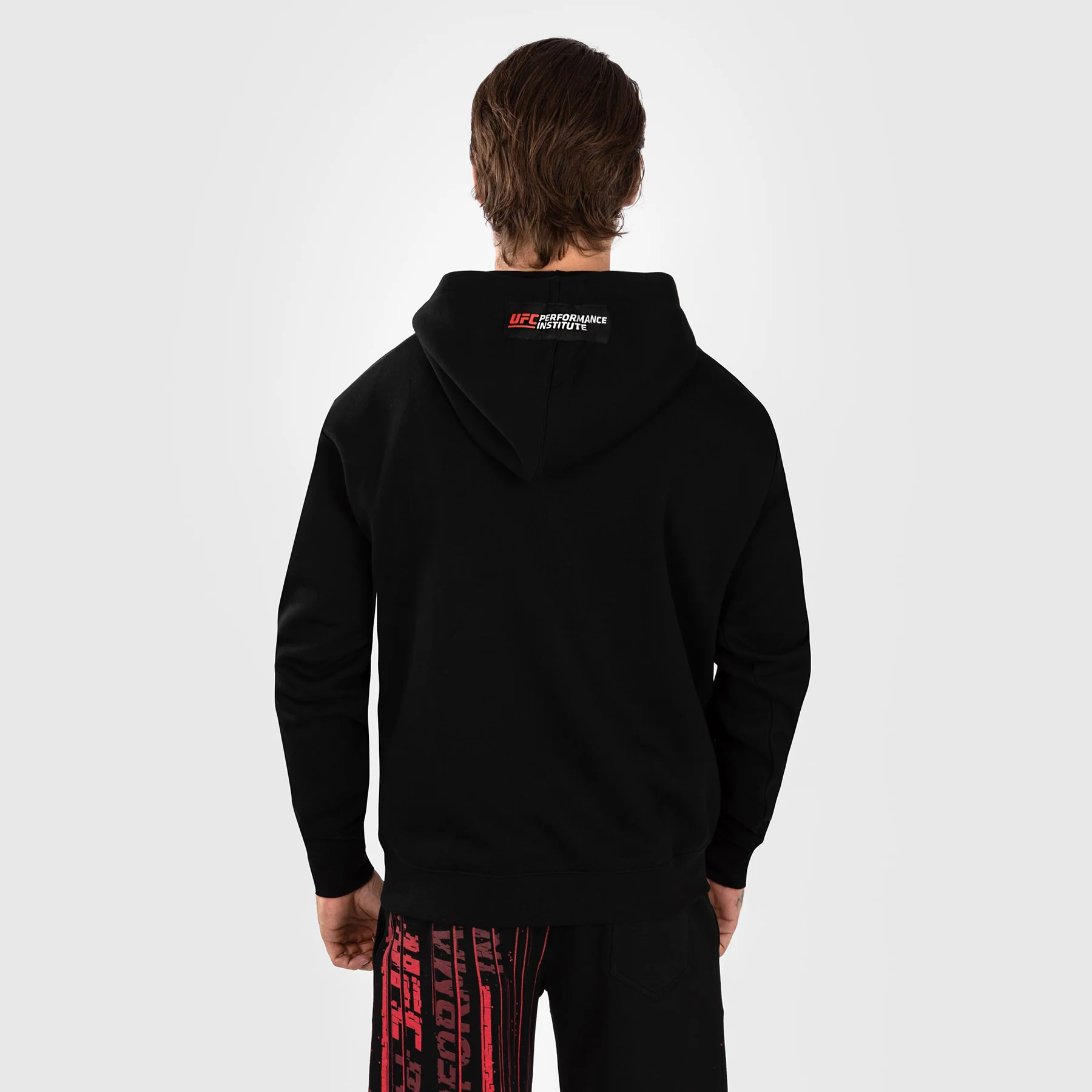 UFC Venum Performance Institute 2.0 Men’s Hoodie - Black/Red - Image 8