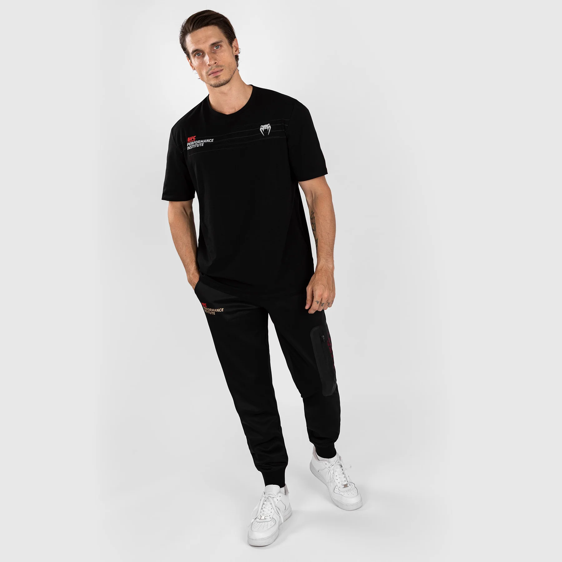 UFC Venum Performance Institute 2.0 Men’s T-Shirt - Black/Red