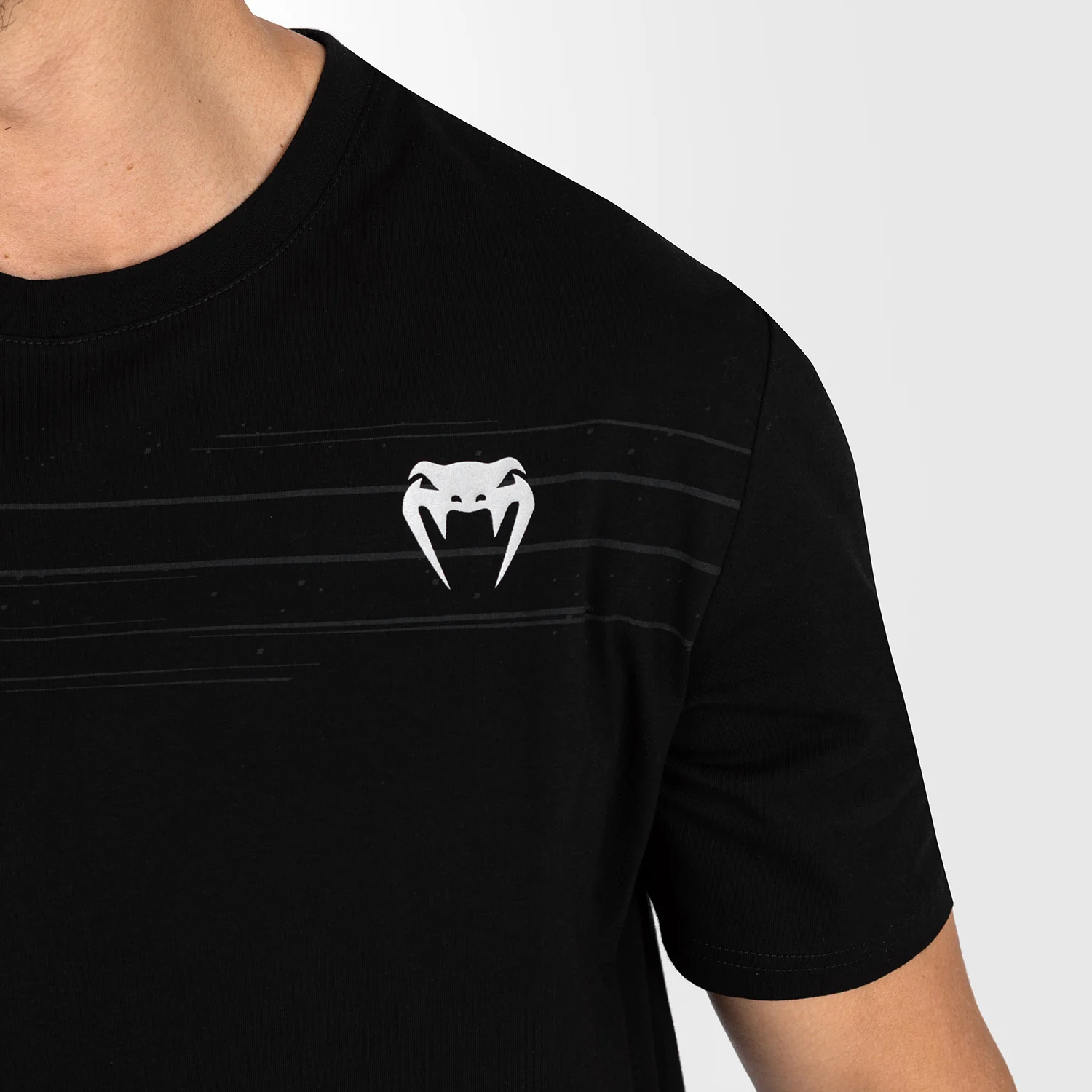 UFC Venum Performance Institute 2.0 Men’s T-Shirt - Black/Red - Image 5