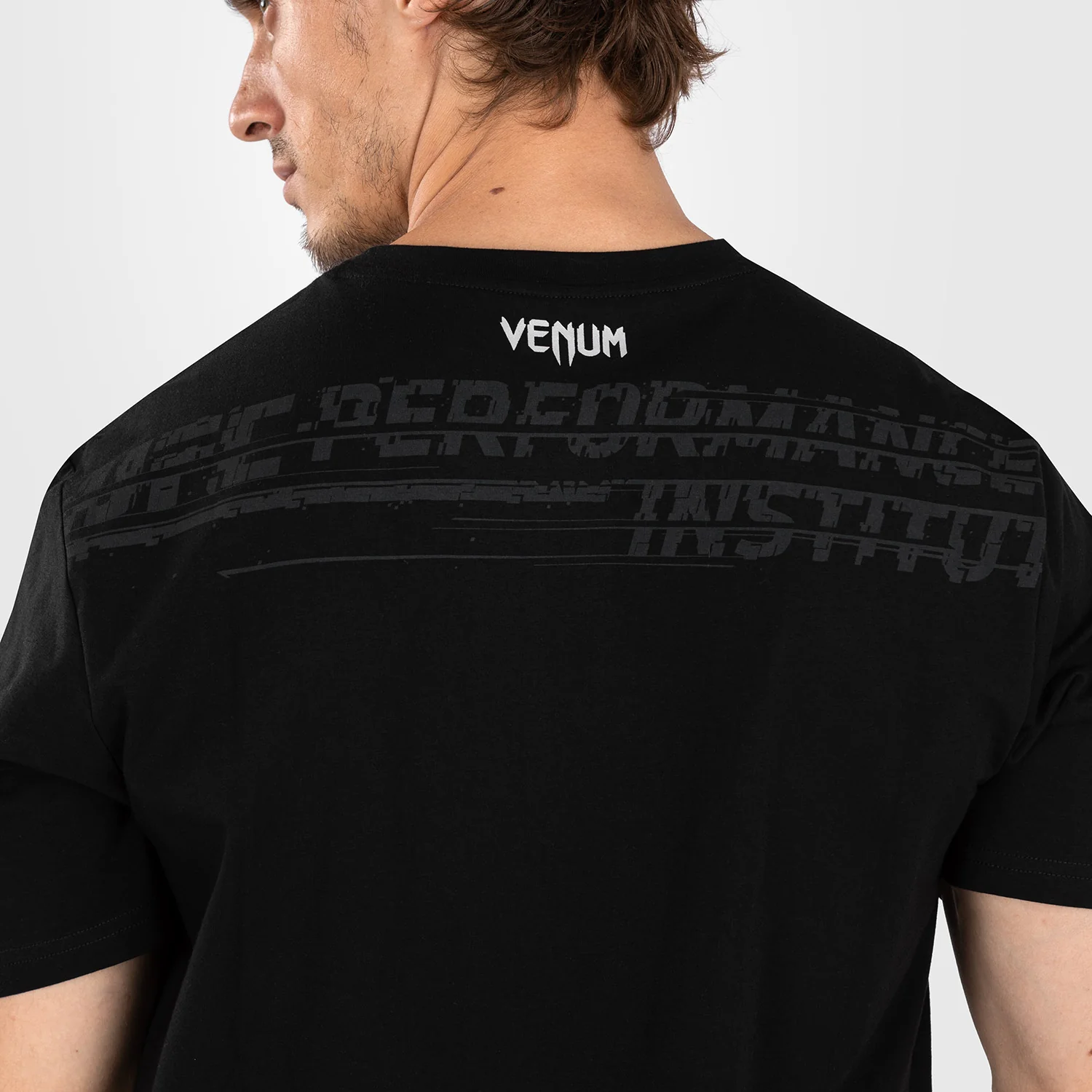 UFC Venum Performance Institute 2.0 Men’s T-Shirt - Black/Red - Image 6