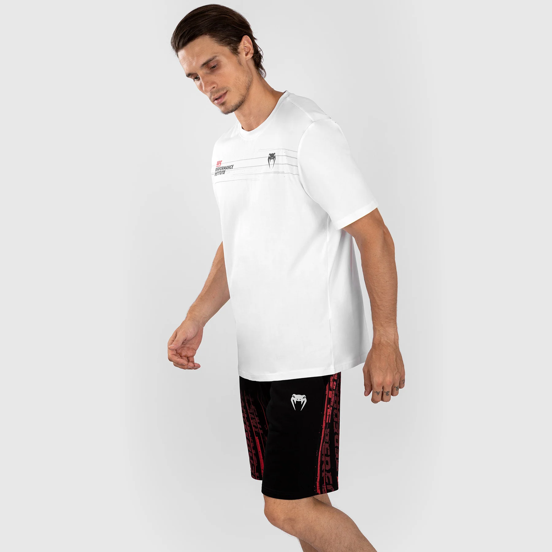 UFC Venum Performance Institute 2.0 Men’s T-Shirt - White - Image 6