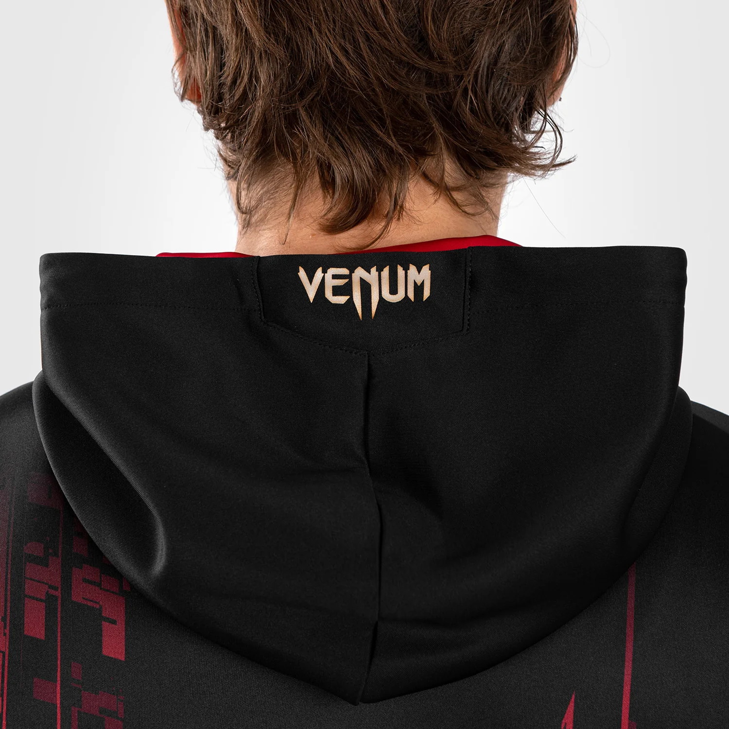 UFC Venum Performance Institute 2.0 Men’s Zip Hoodie - Black/Red - Image 10