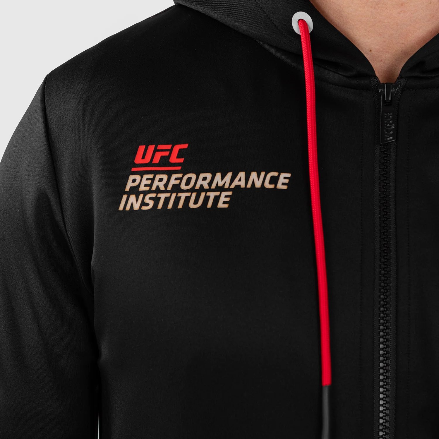 UFC Venum Performance Institute 2.0 Men’s Zip Hoodie - Black/Red - Image 6