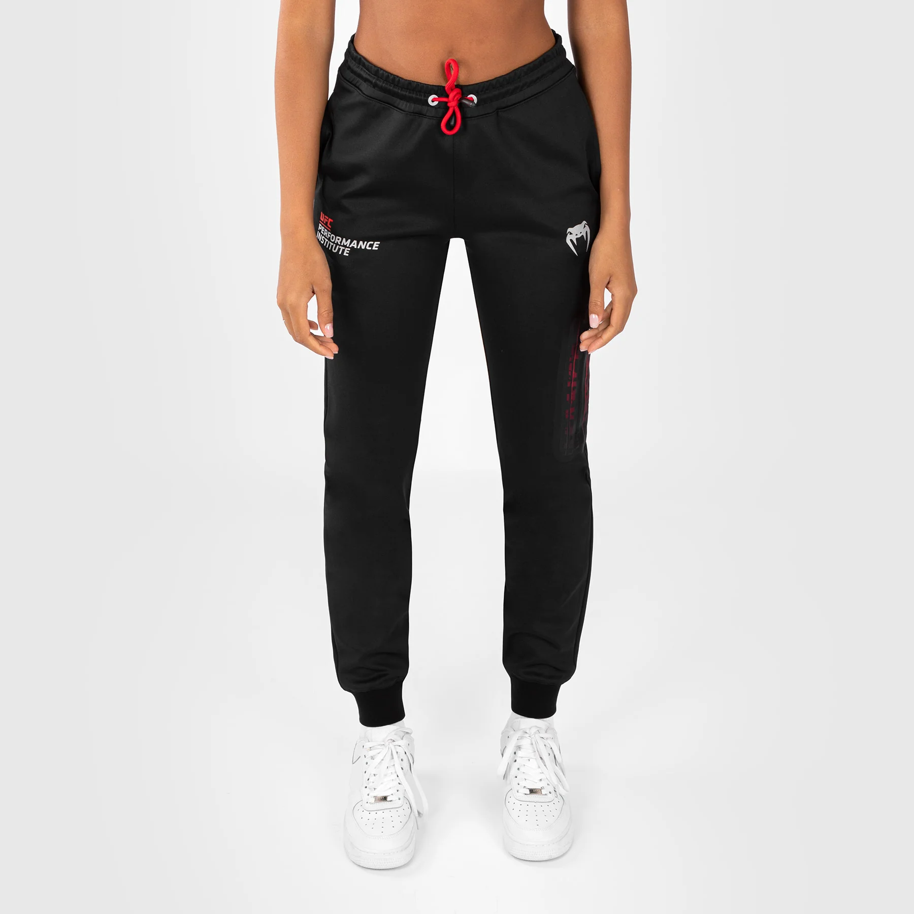UFC Venum Performance Institute 2.0 Women’s Jogging Pant - Black/Red - Image 3