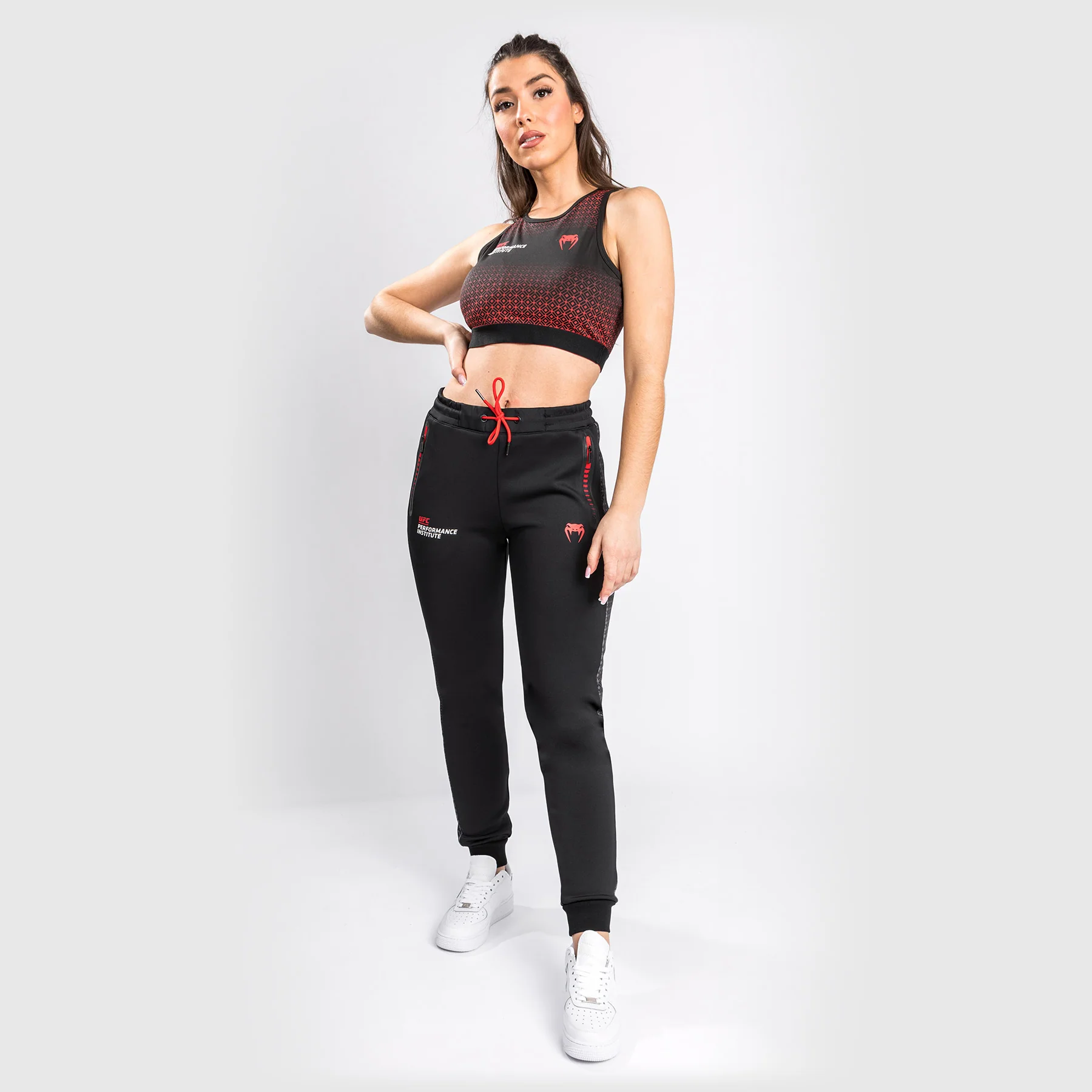 UFC Venum Performance Institute Jogger - For Women - Black/Red - Image 2