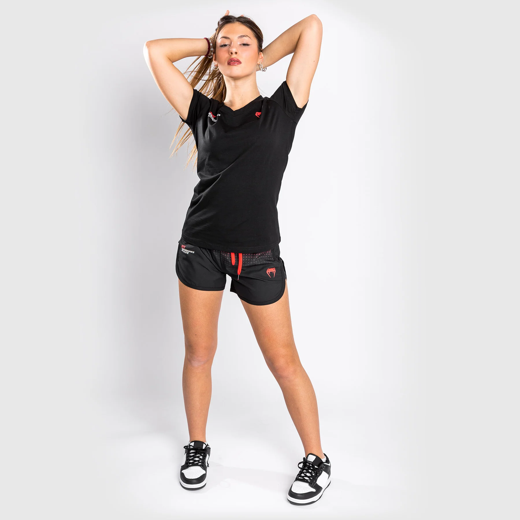 UFC Venum Performance Institute T-Shirt - For Women - Black - Image 2