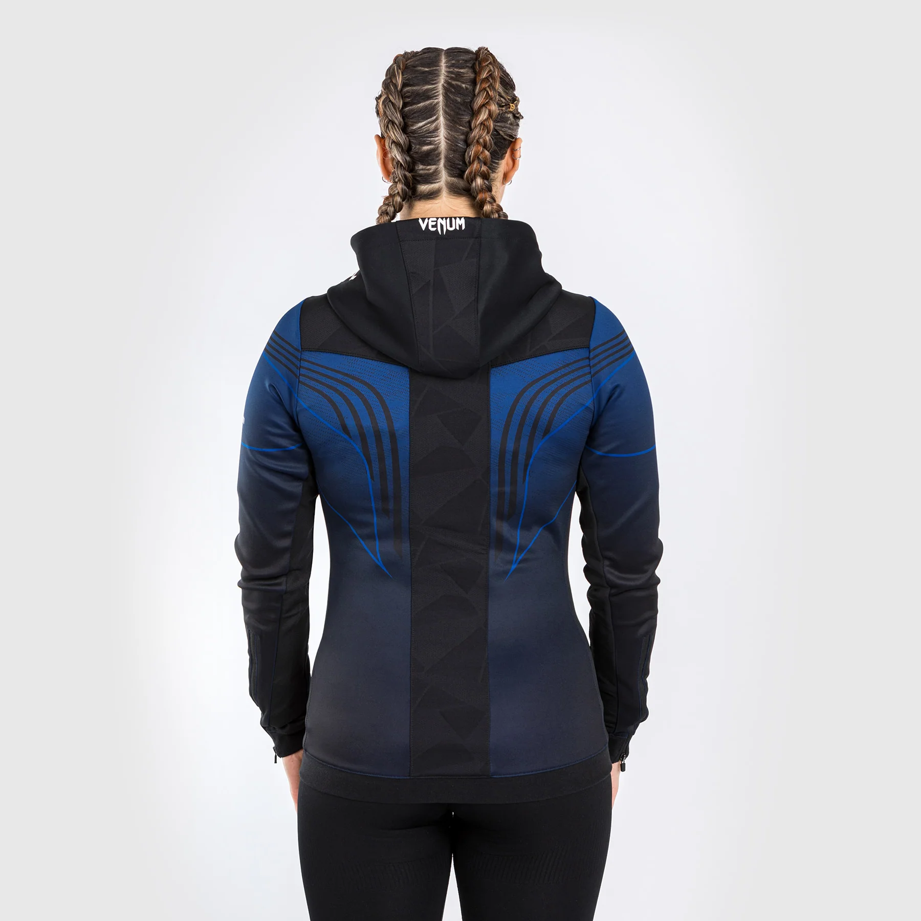 UFC Venum Personalized Authentic Fight Night 2.0 Kit by Venum Women's Walkout Hoodie - Midnight Edition - Image 4