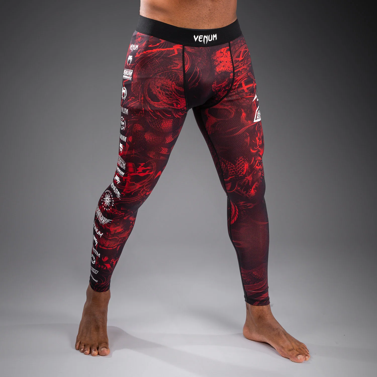 Venum 20th Anniversary Spats - Black/Red - Image 4
