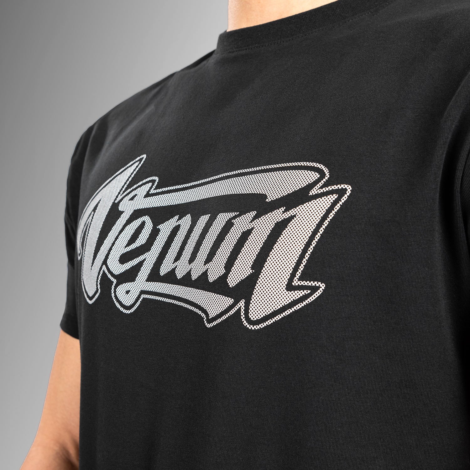 Venum Absolute 2.0 Adjusted Fit T-shirt - Black/Silver - Image 5
