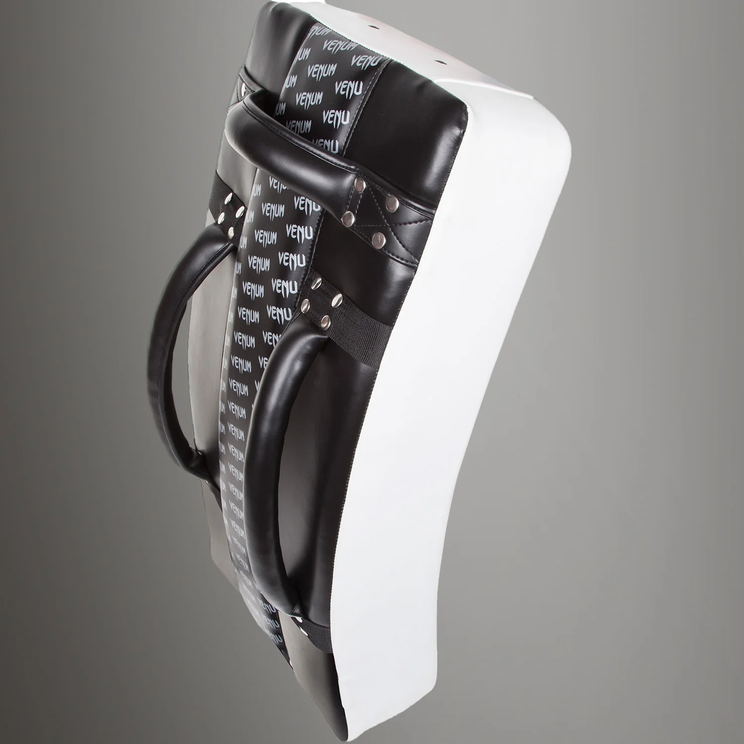 Venum Absolute Long Kick Shield - Black/Ice - Image 3