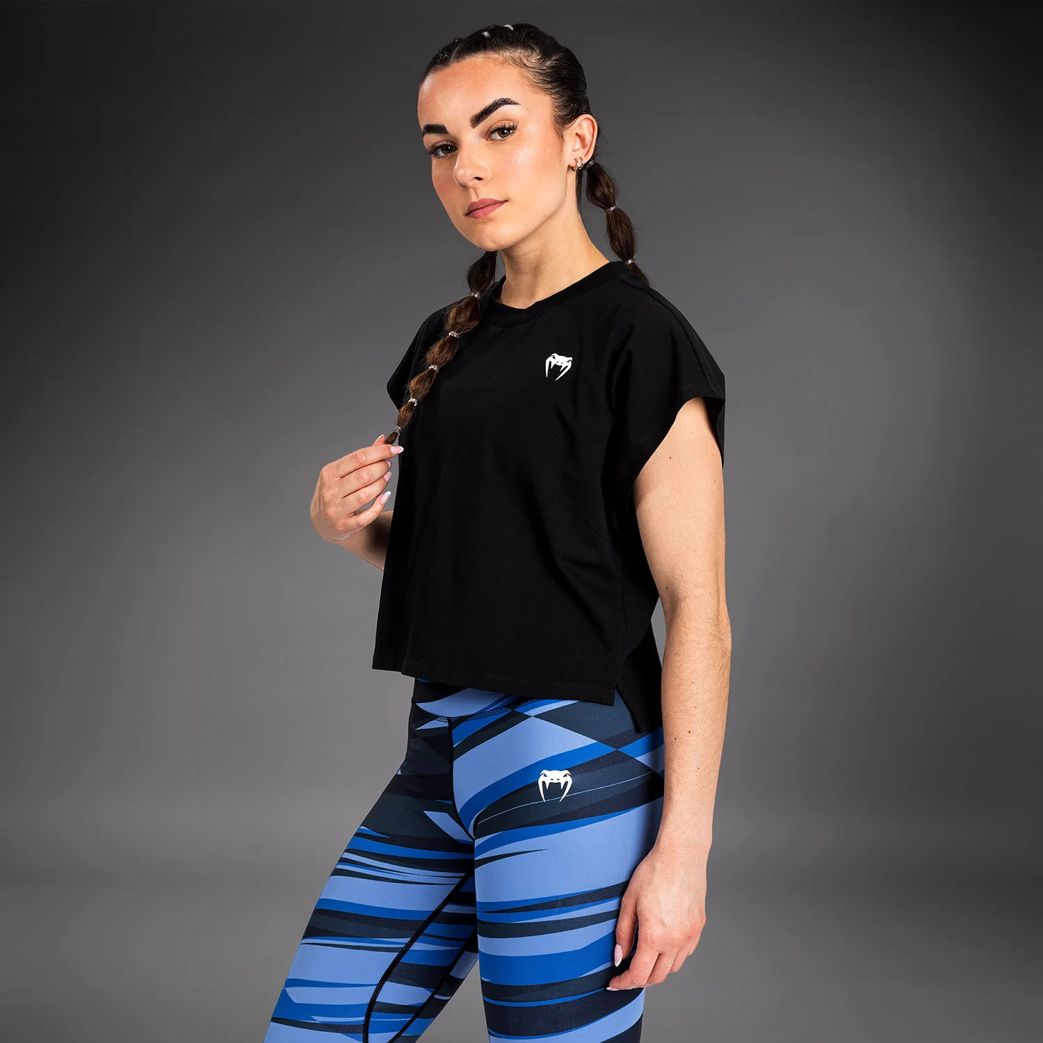 Venum Abyss T-shirt Cropped - Deep Black - Image 3