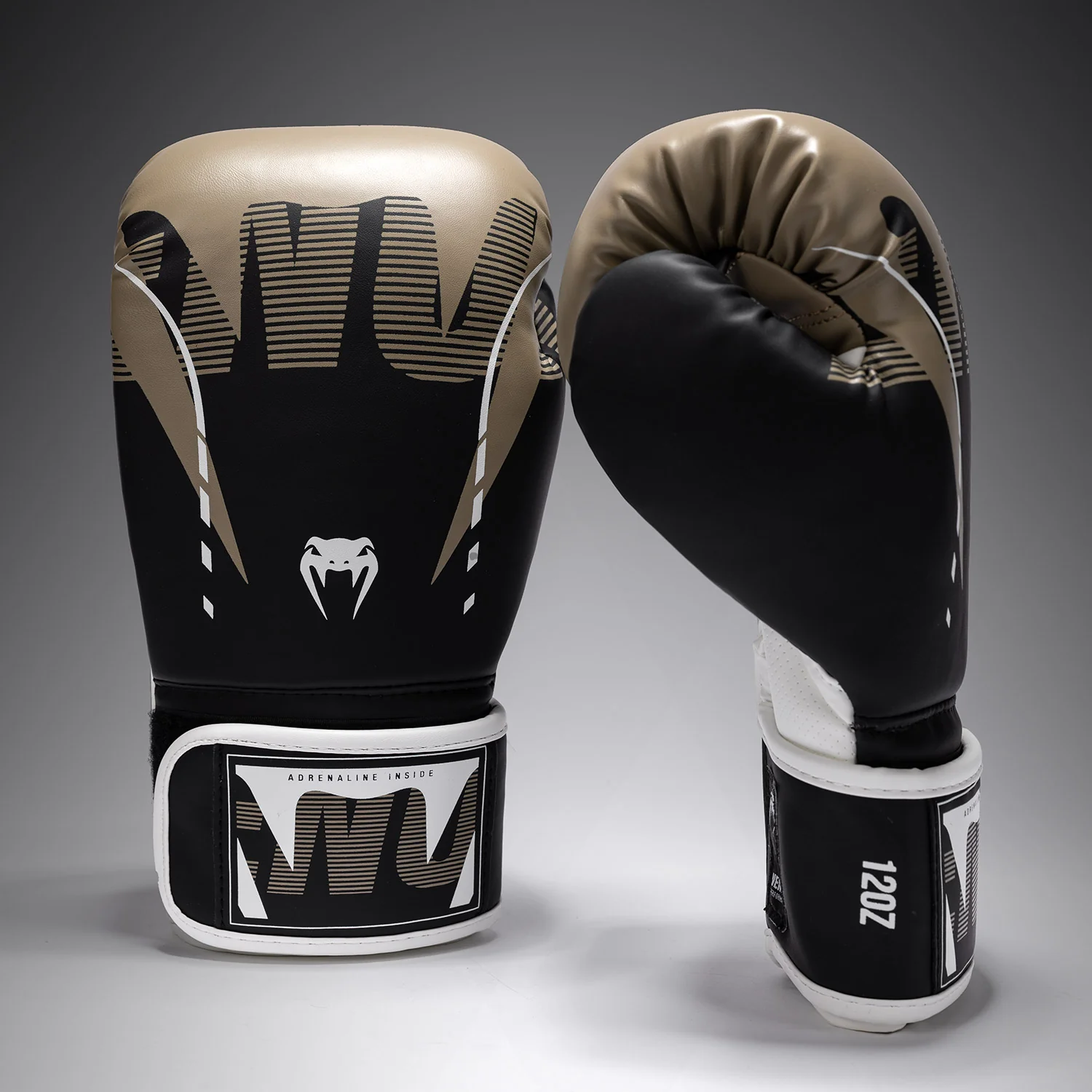 Venum Adrenaline Boxing Gloves - Black/Sand