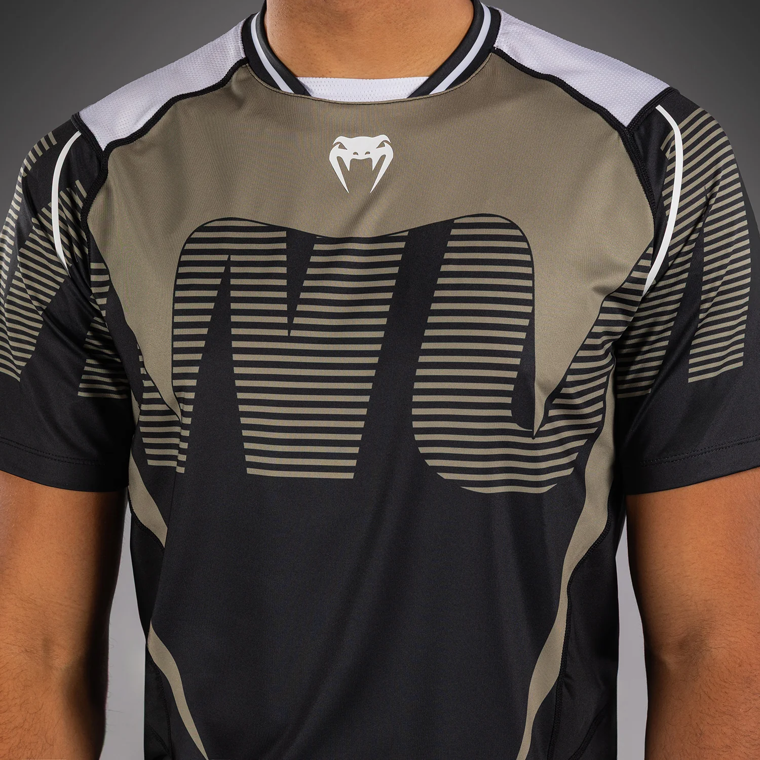 Venum Adrenaline Dry Tech T-Shirt - Black/Sand - Image 3