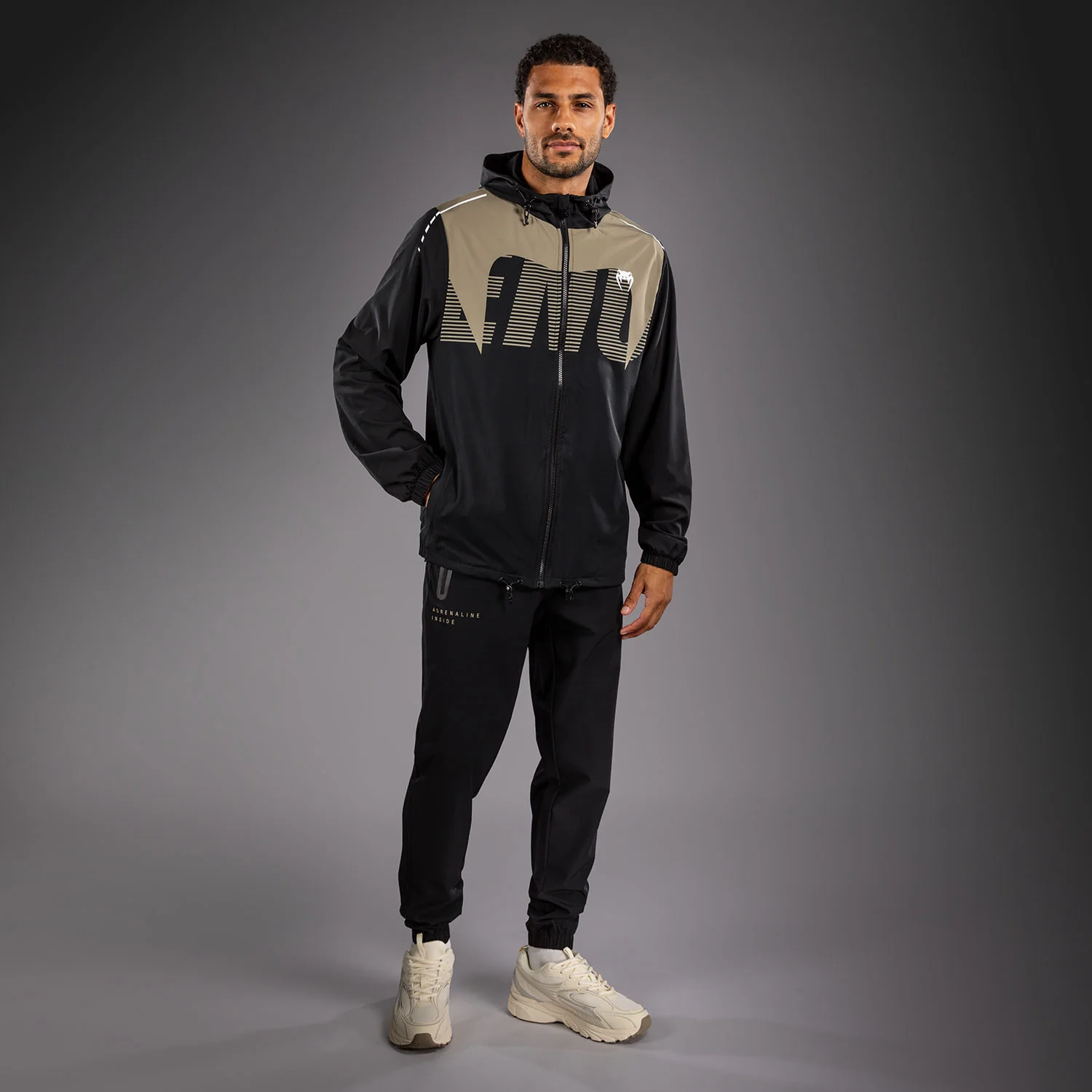 Venum Adrenaline Joggers - Black/Sand - Image 7