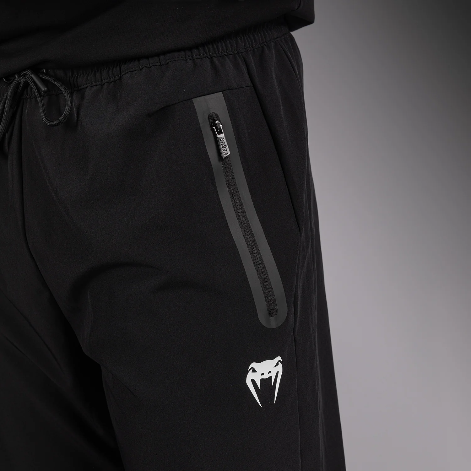 Venum Adrenaline Joggers - Black/Silver Grey - Image 4