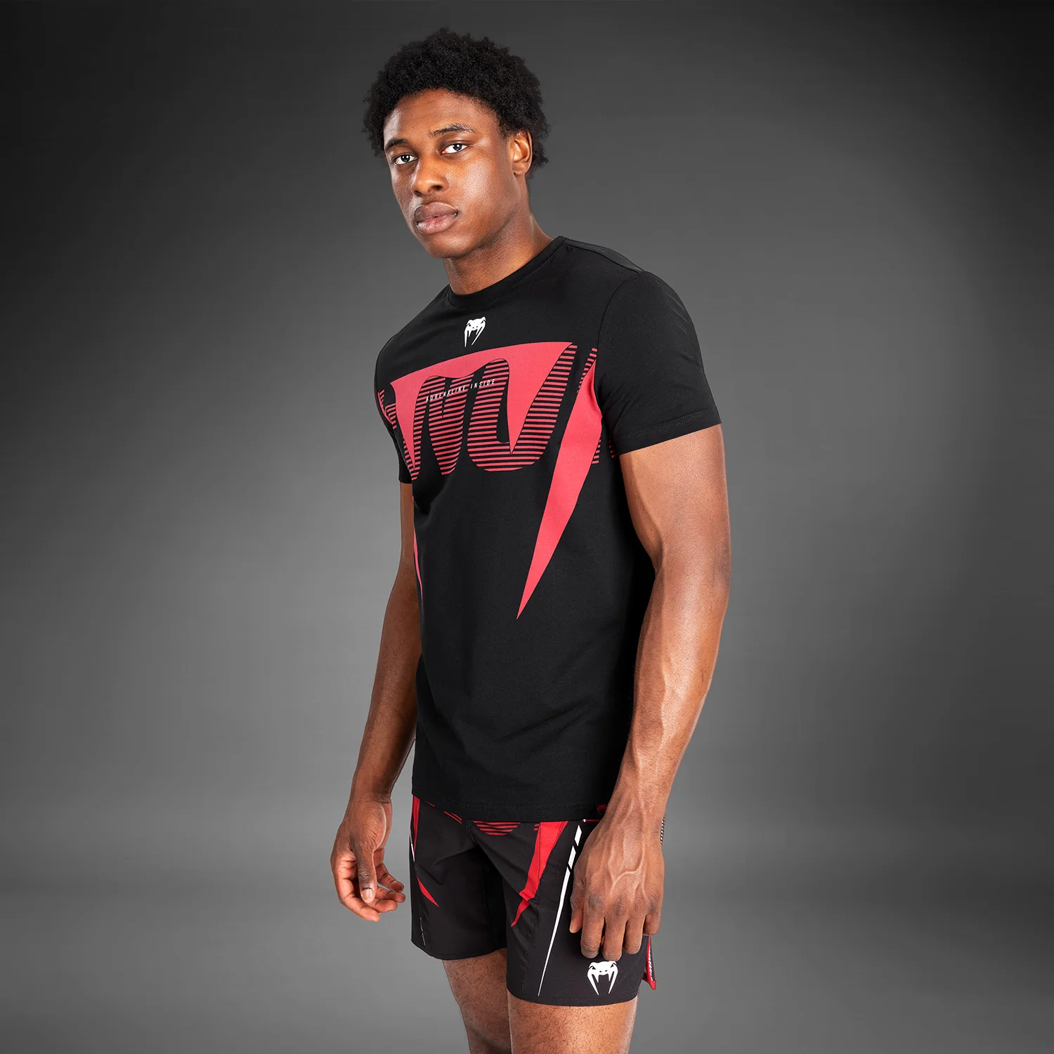 Venum Adrenaline Men's Short Sleeve T-Shirt - Red - Image 4