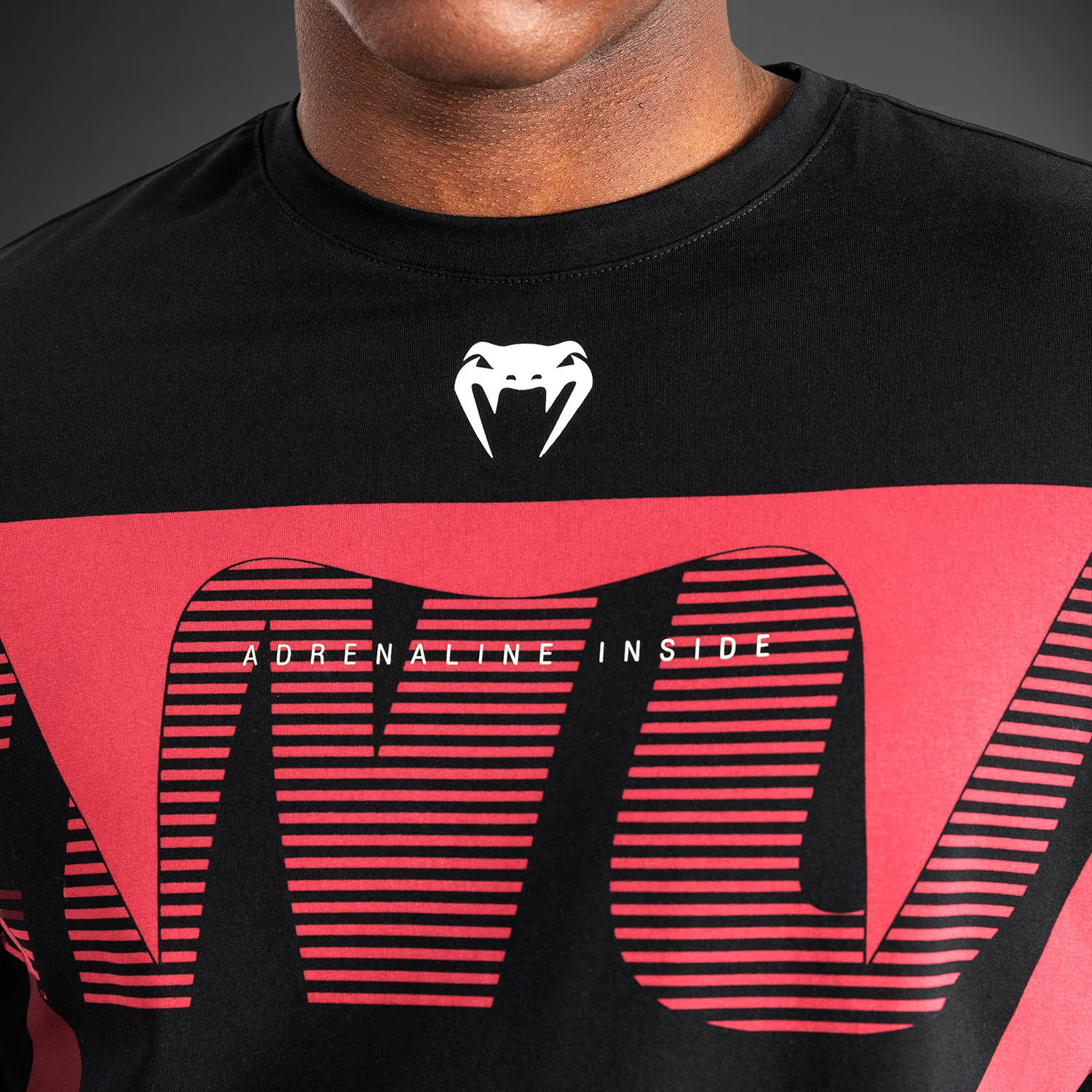 Venum Adrenaline Men's Short Sleeve T-Shirt - Red - Image 5