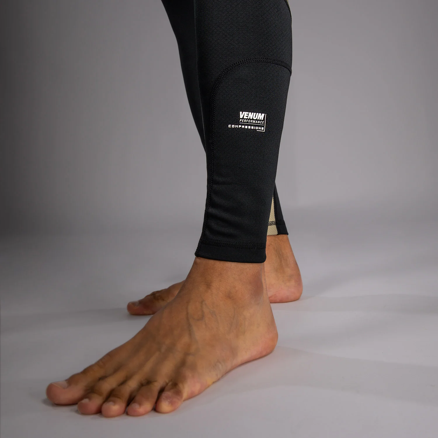 Venum Adrenaline Spats - Black/Sand - Image 7