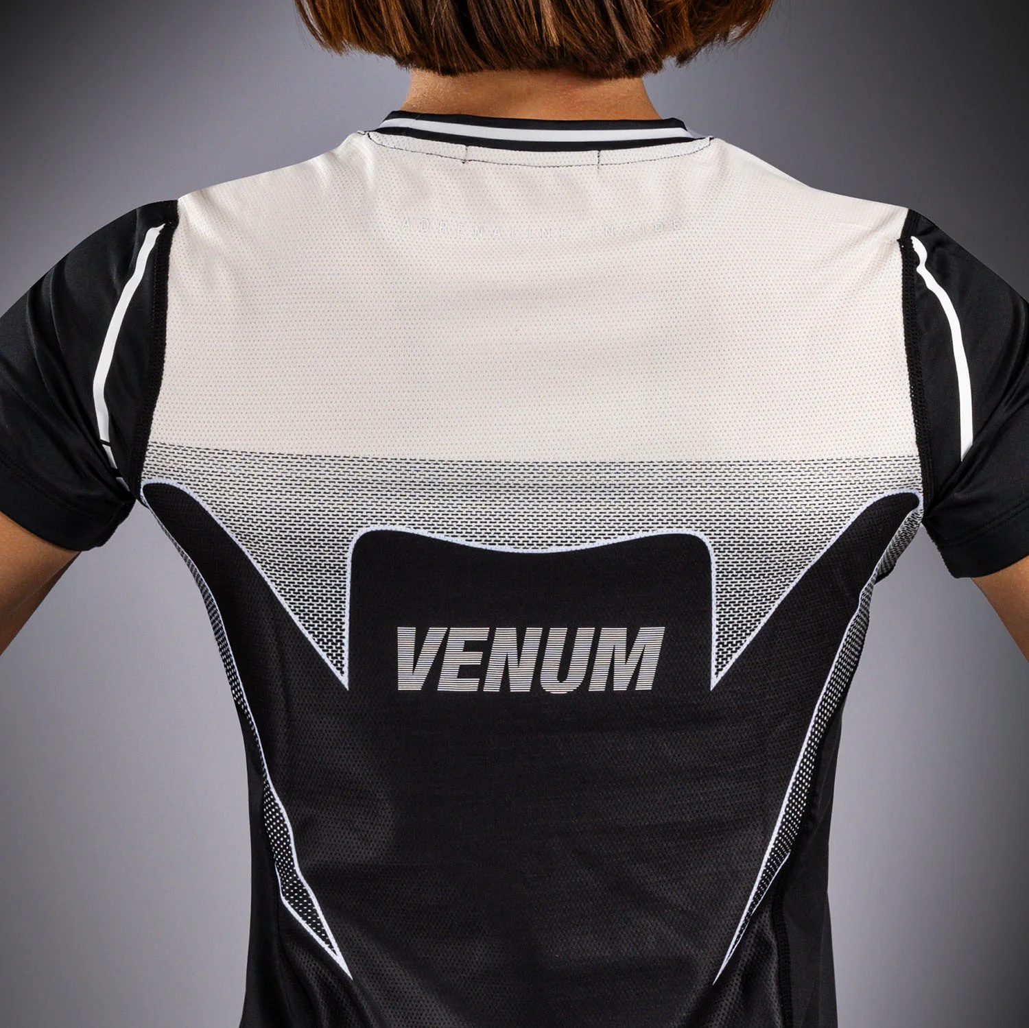 Venum Adrenaline Women's Dry-Tech T-Shirt - Black/ Ivory - Image 3