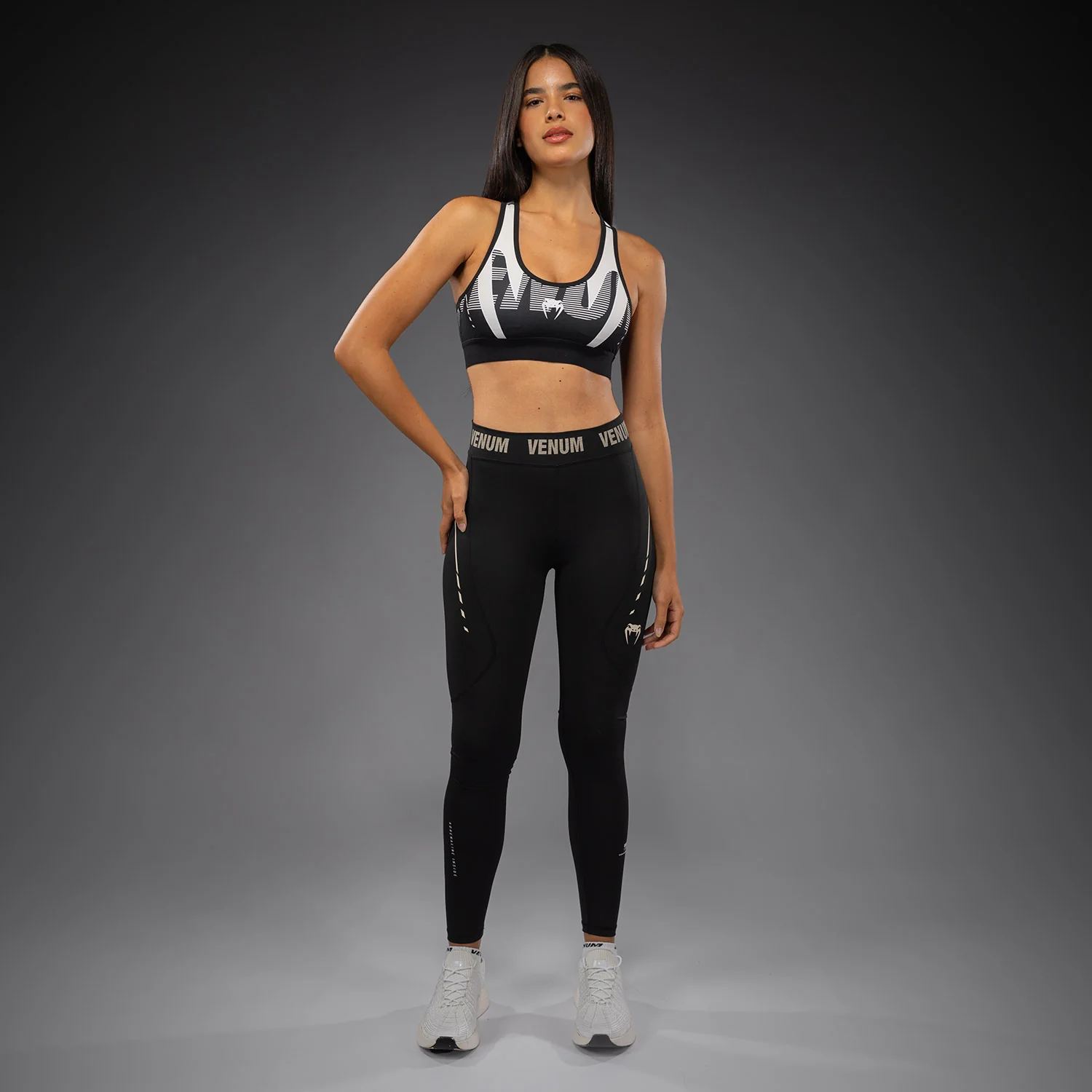 Venum Adrenaline Women's Leggings - Black/ Ivory - Image 6