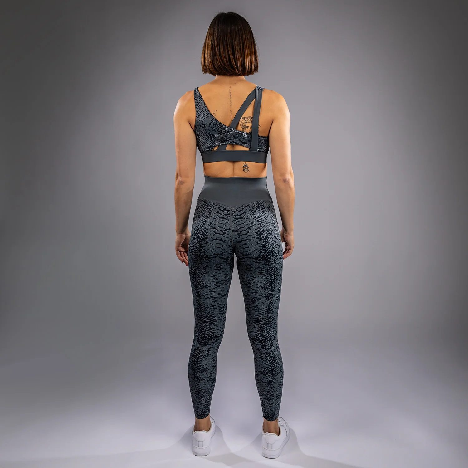 Venum Amazonia Women’s Sports Bra - Dark Grey - Image 4