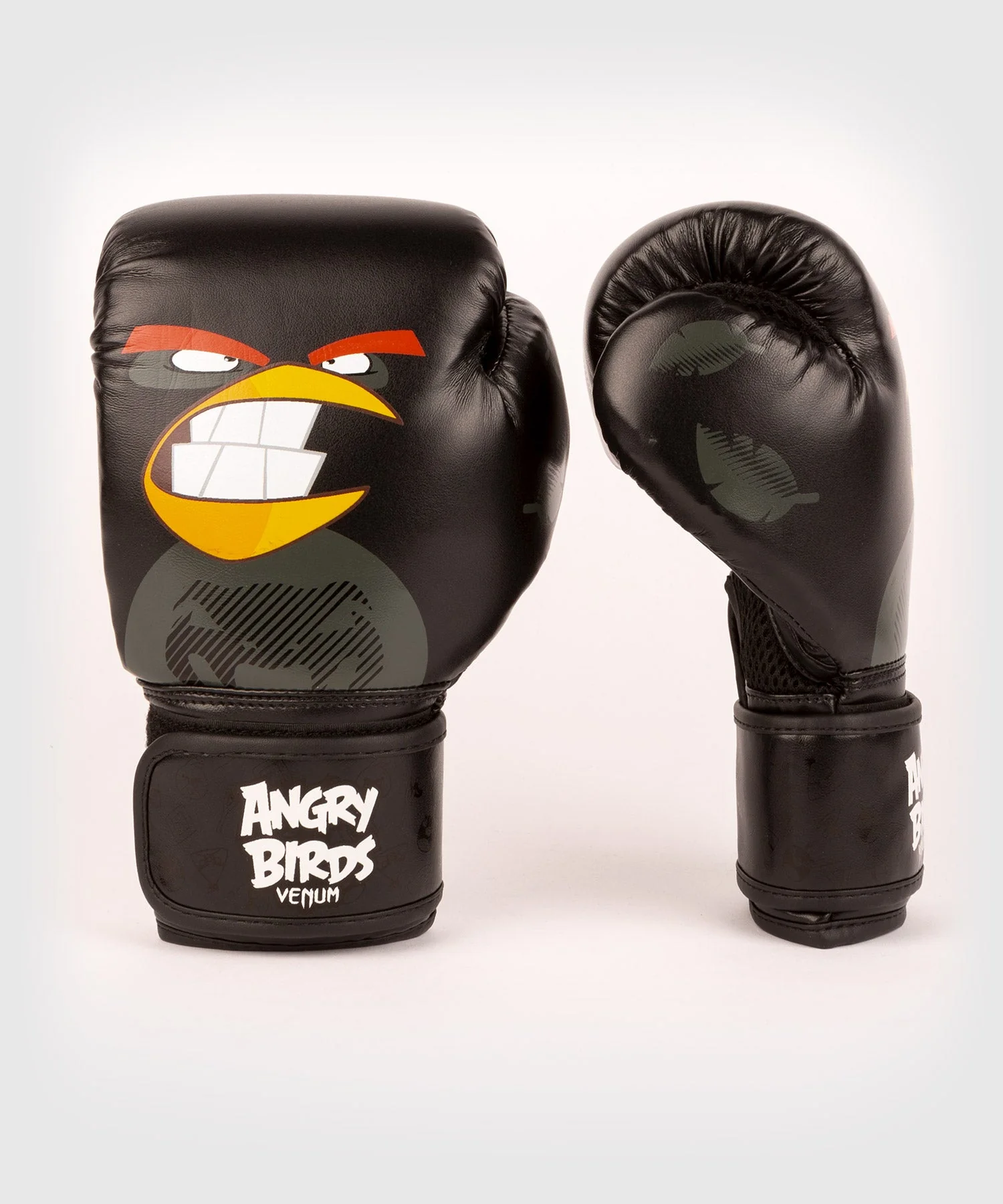 Venum Angry Birds Boxing Gloves - For Kids - Black - Image 3