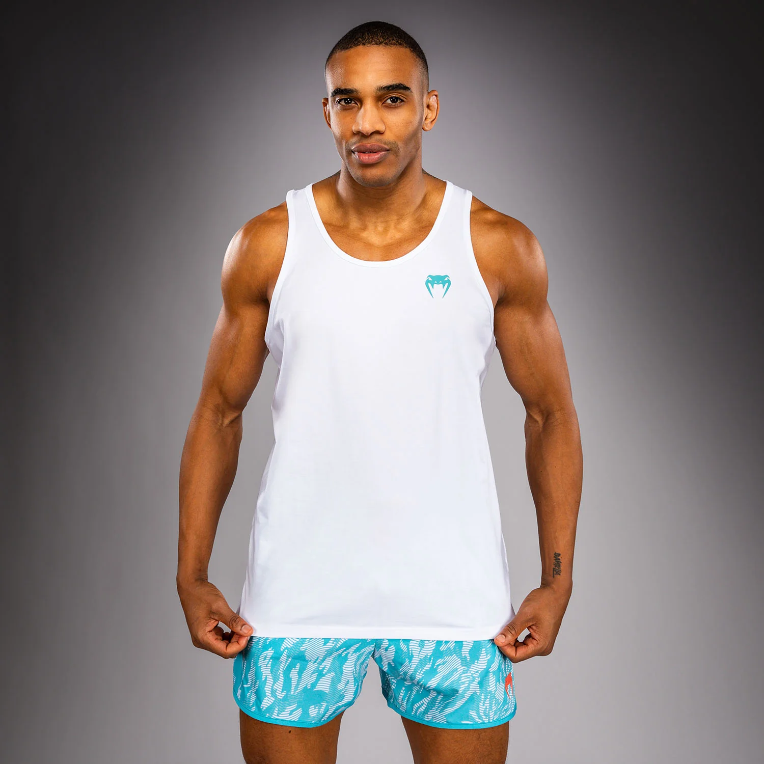 Venum Aqua Tank Top - White/Turquoise