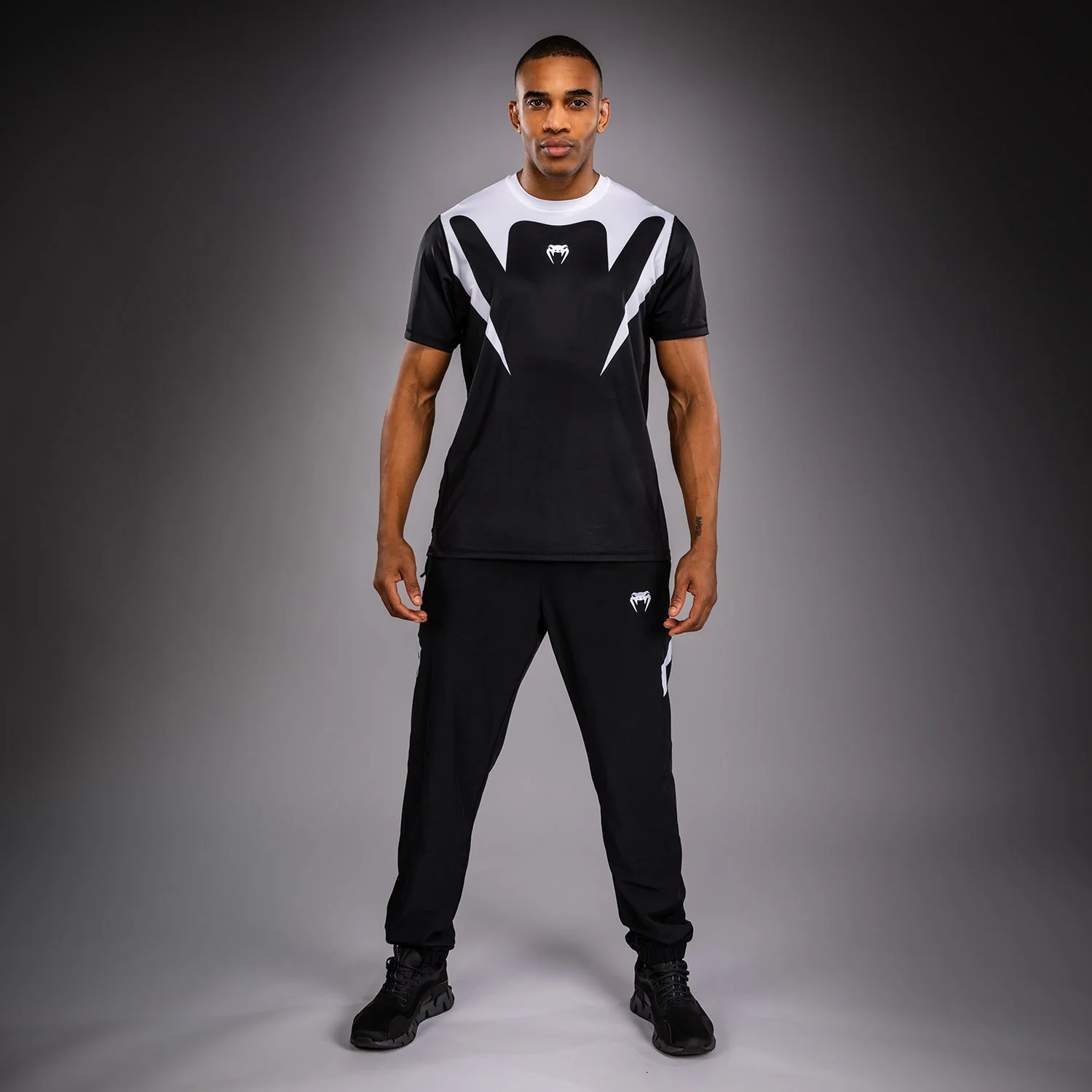 Venum Attack 90 Dry-Tech T-Shirt - White/Black - Image 2