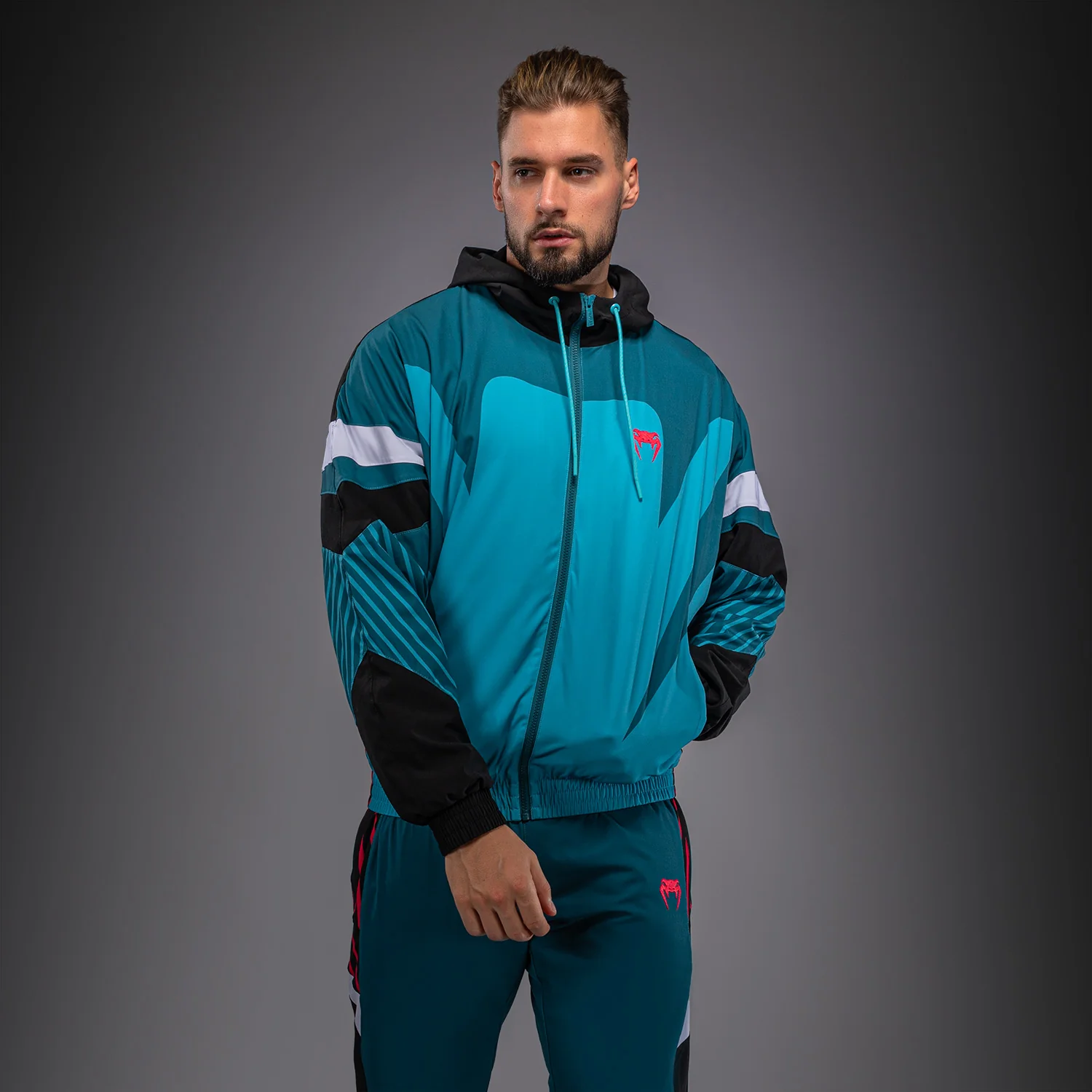 Venum Attack 90 Track Jacket - Miami Blue