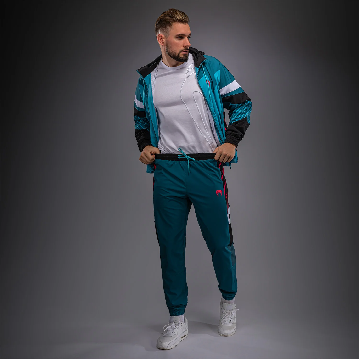 Venum Attack 90 Track Jacket - Miami Blue - Image 2
