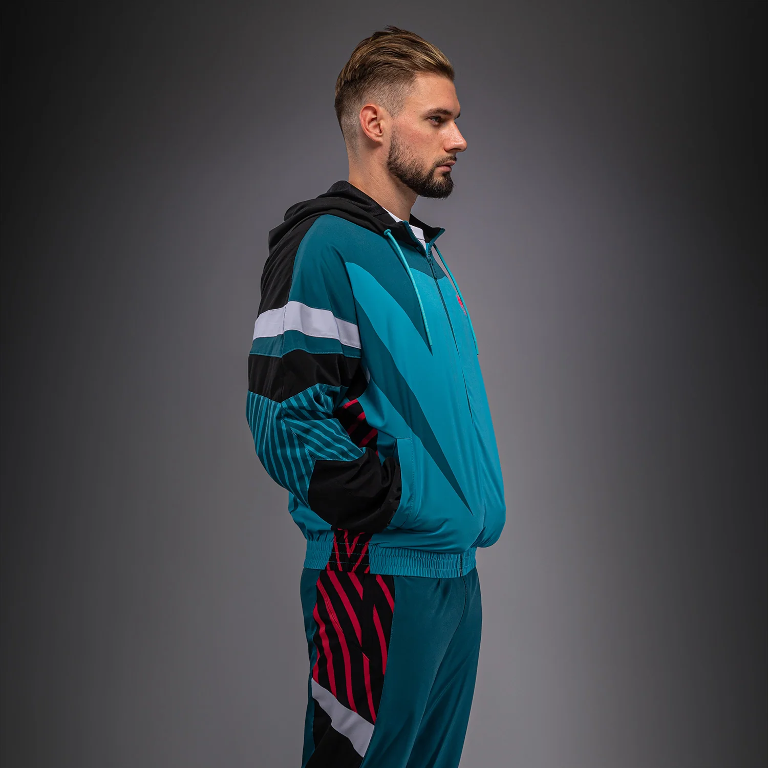 Venum Attack 90 Track Jacket - Miami Blue - Image 4