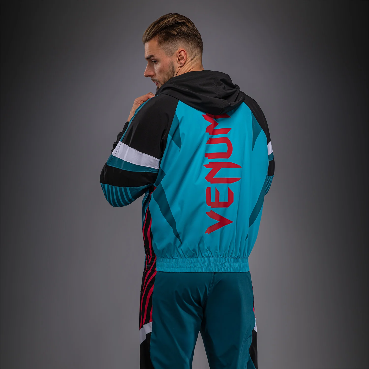 Venum Attack 90 Track Jacket - Miami Blue - Image 7