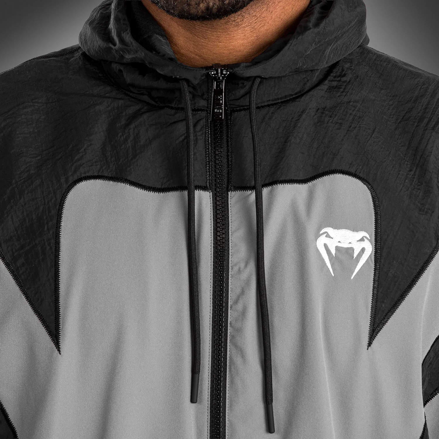 Venum Attack 90 Tracksuit Jacket - Grey - Image 6