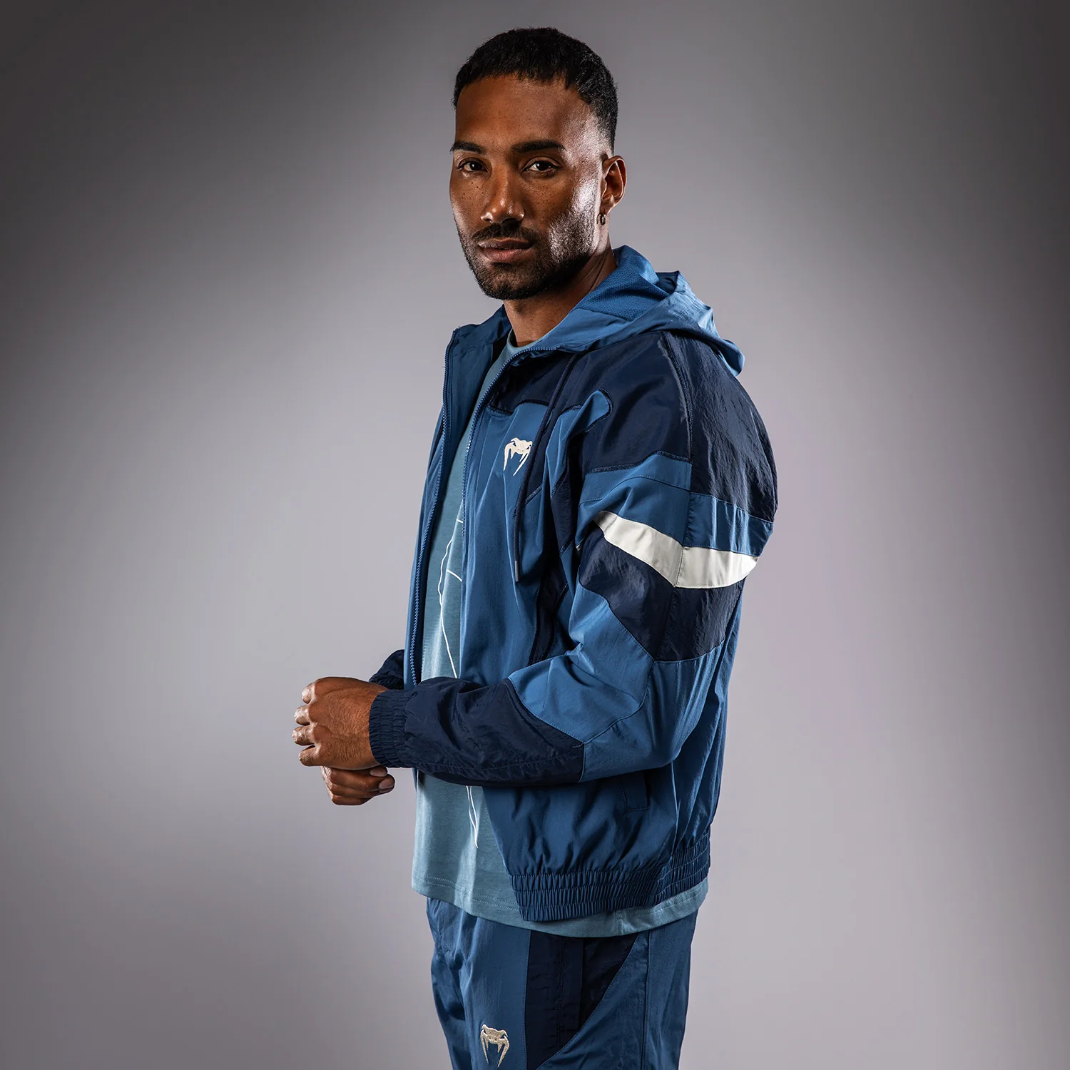 Venum Attack 90 Tracksuit Jacket - Midnight Blue - Image 2