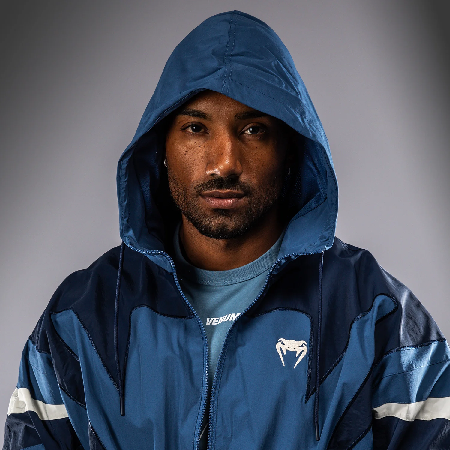 Venum Attack 90 Tracksuit Jacket - Midnight Blue - Image 5