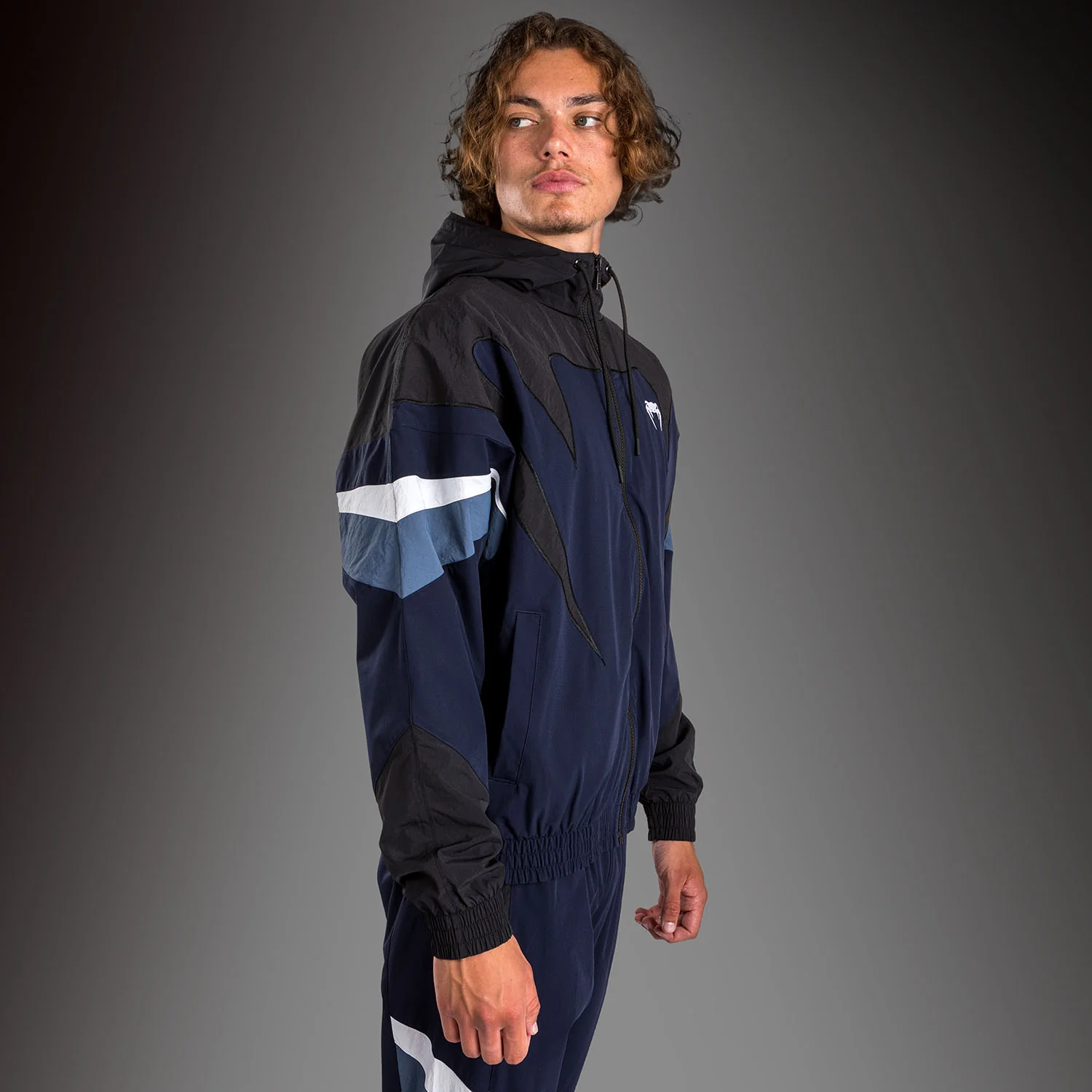 Venum Attack 90 Tracksuit Jacket - Navy - Image 3