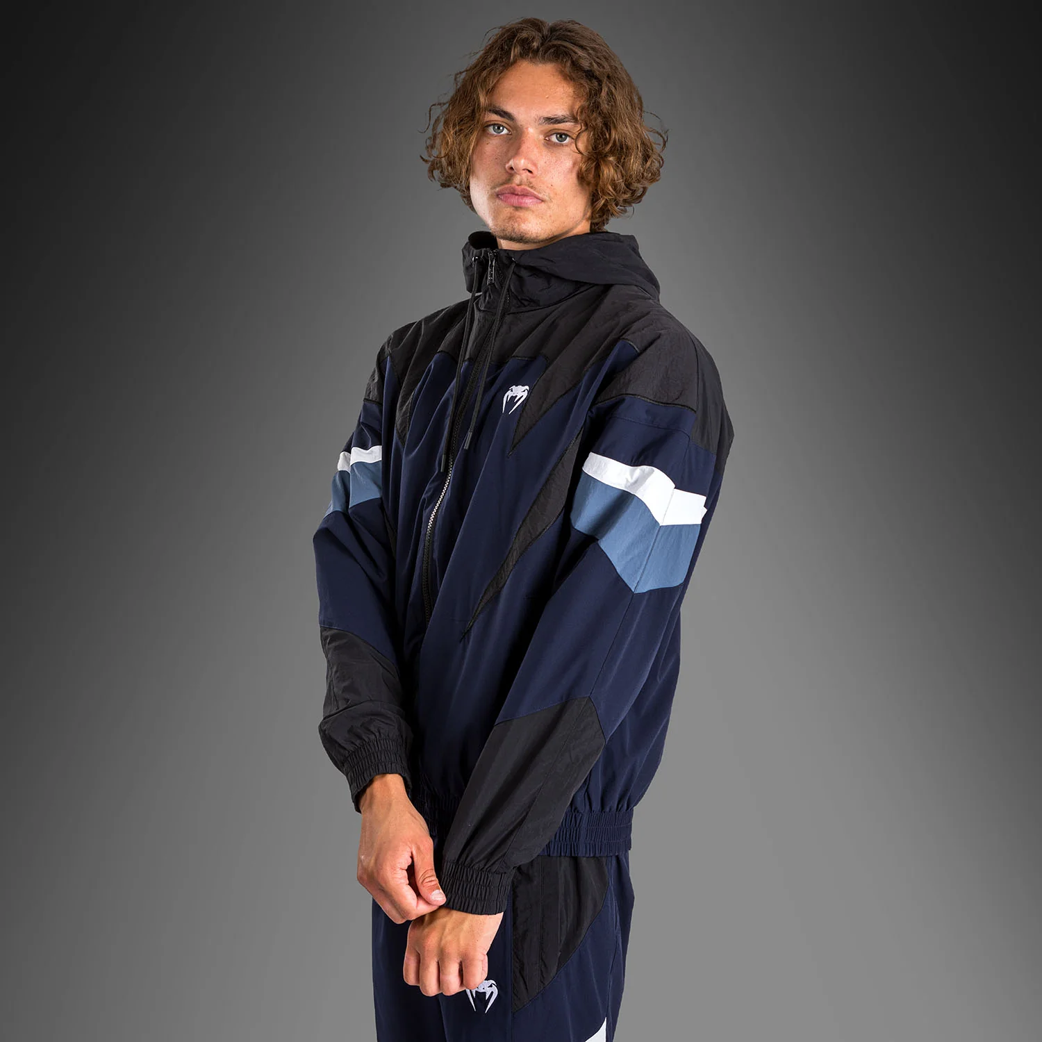Venum Attack 90 Tracksuit Jacket - Navy - Image 4