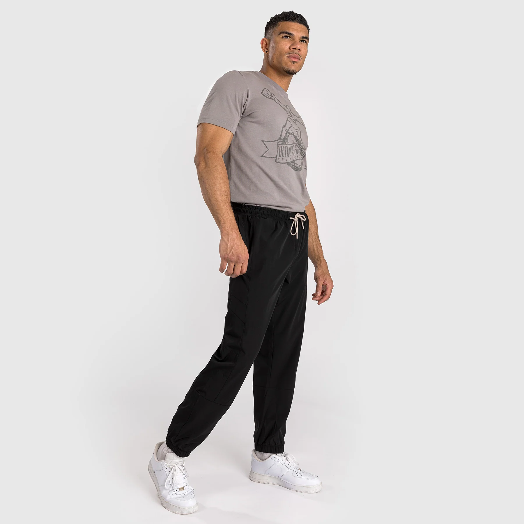 Venum Attack 90 Tracksuit Pants - Black/White - Image 6